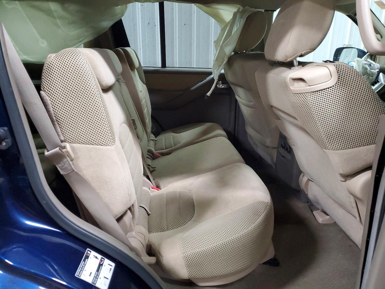 2010 Nissan Pathfinder S Синий vin: 5N1AR1NB0AC622295