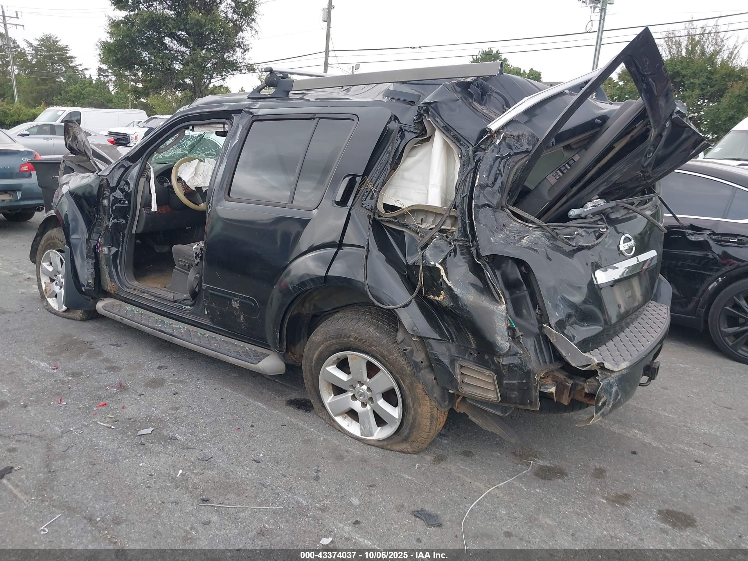 2012 Nissan Pathfinder Sv Черный vin: 5N1AR1NB0CC605676