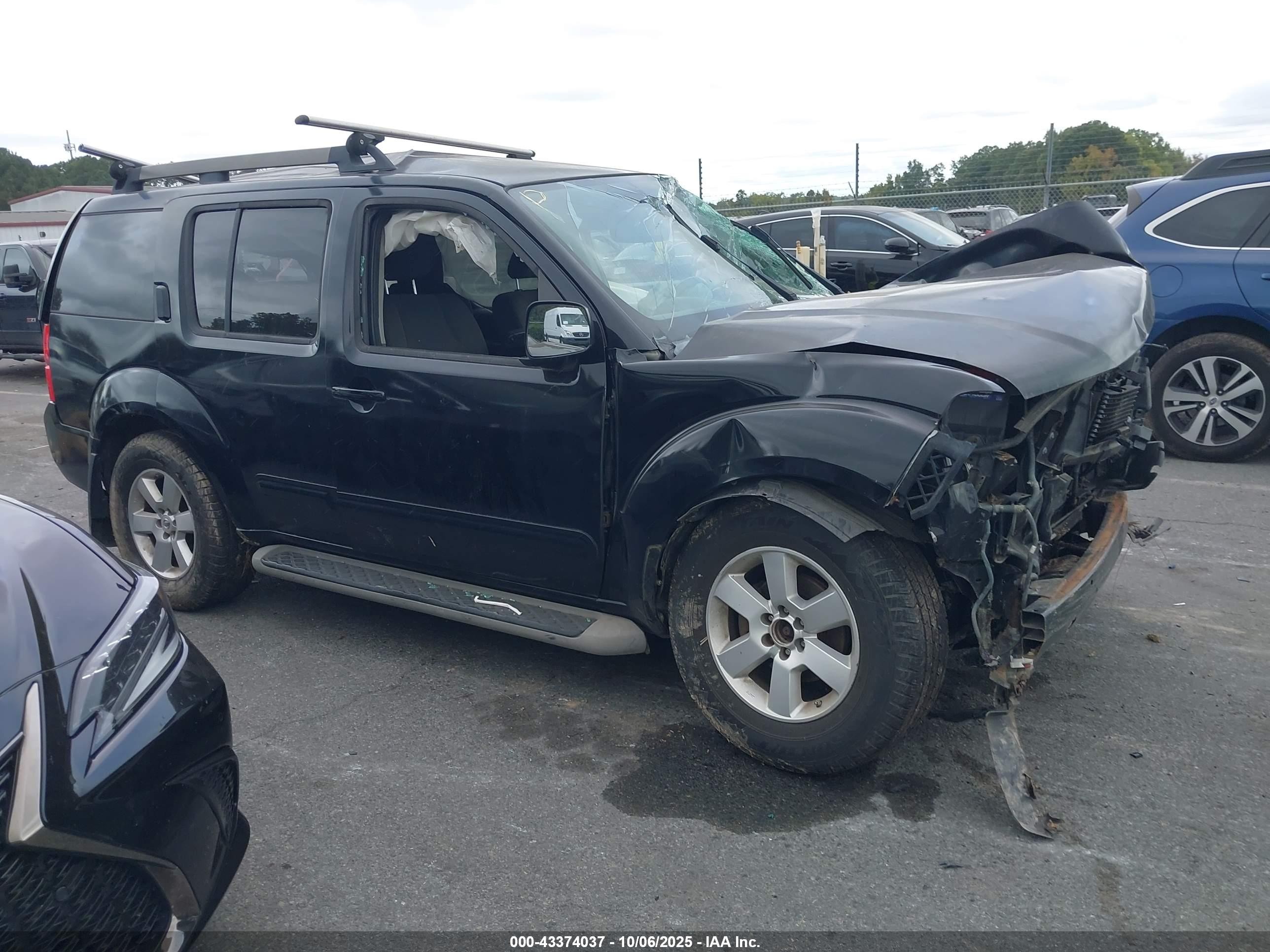 2012 Nissan Pathfinder Sv Black vin: 5N1AR1NB0CC605676