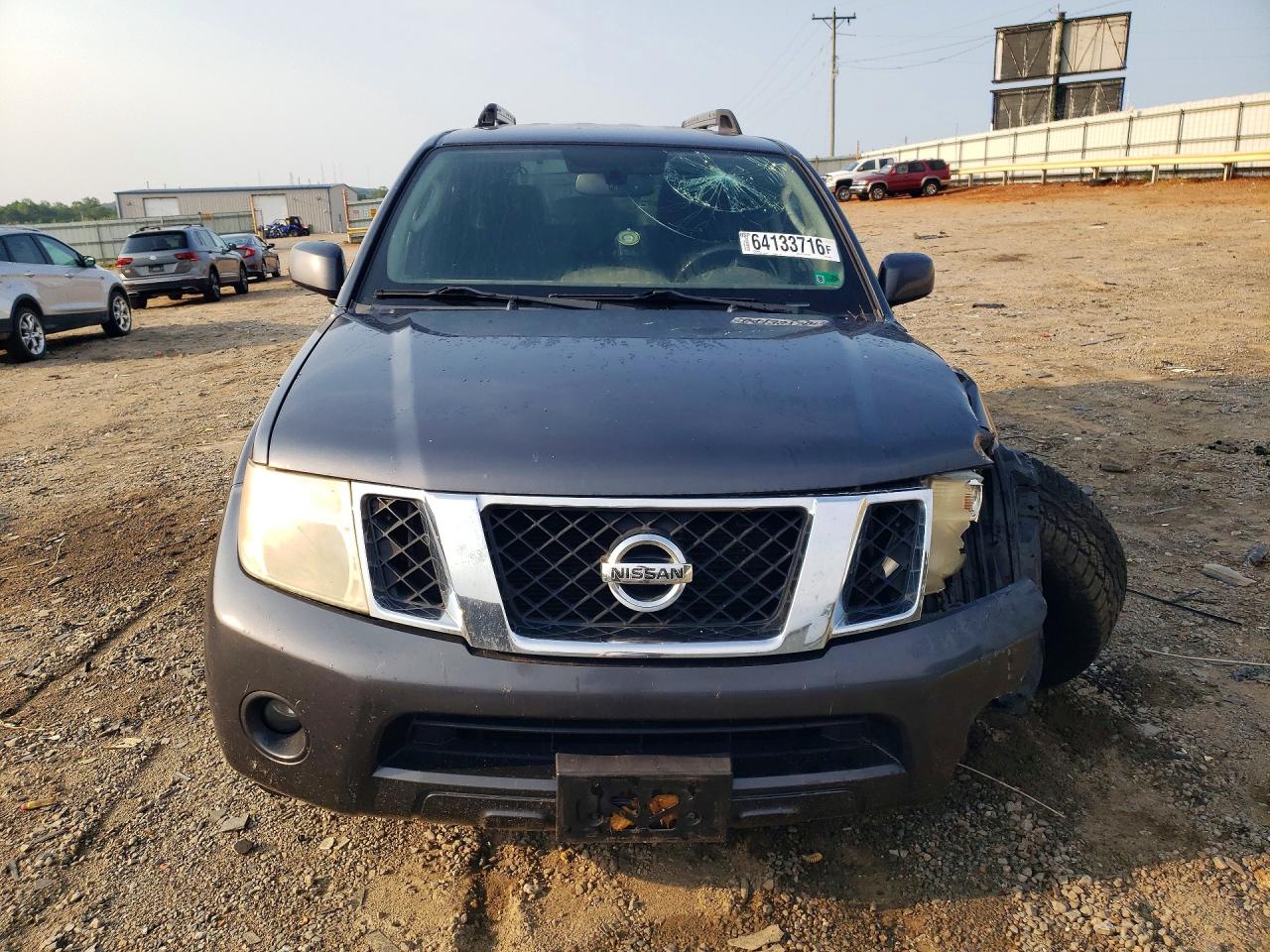 2012 Nissan Pathfinder S Gray vin: 5N1AR1NB0CC606505