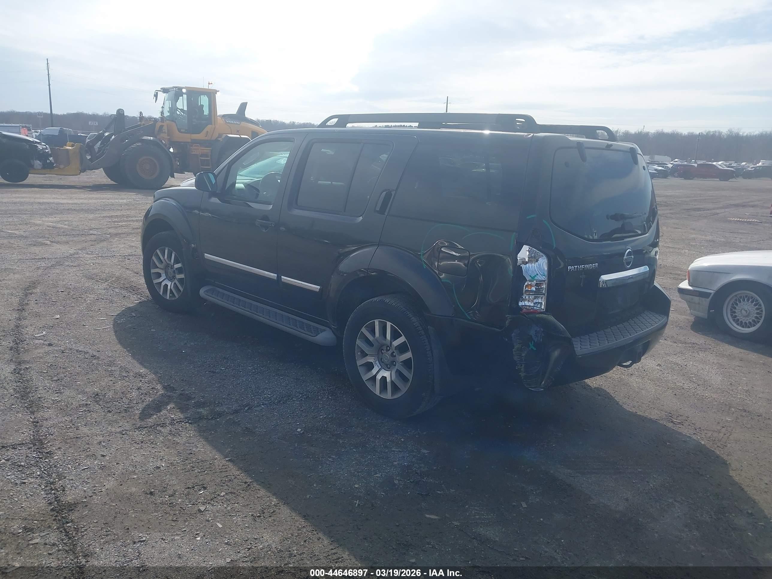 2012 Nissan Pathfinder Le Black vin: 5N1AR1NB0CC611946