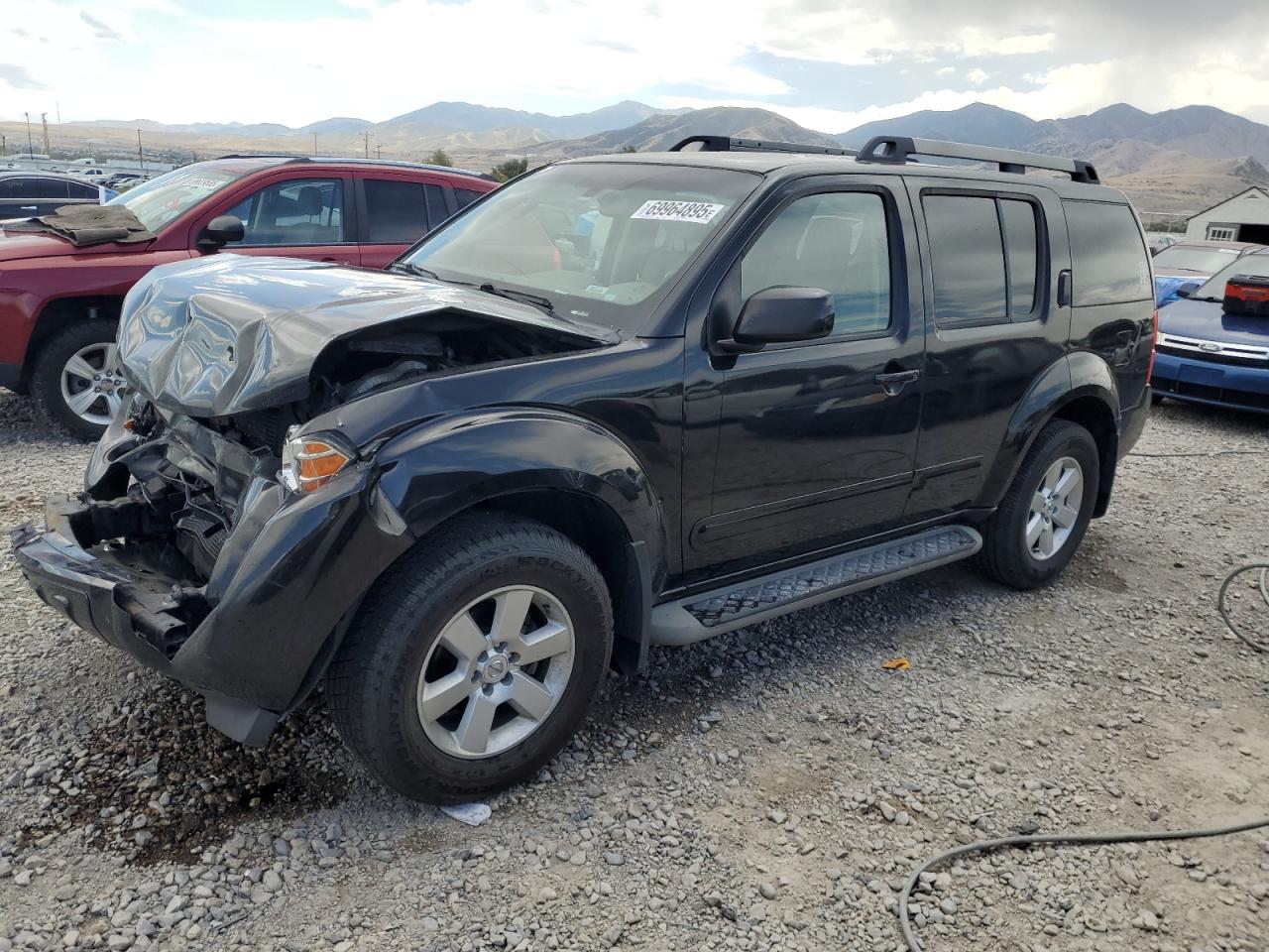 2012 Nissan Pathfinder S Black vin: 5N1AR1NB0CC615303