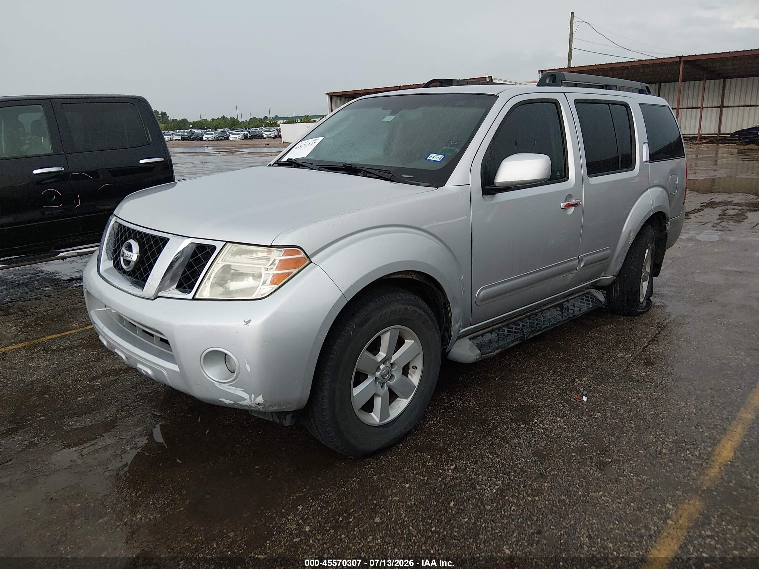 2012 Nissan Pathfinder Sv Silver vin: 5N1AR1NB0CC619190