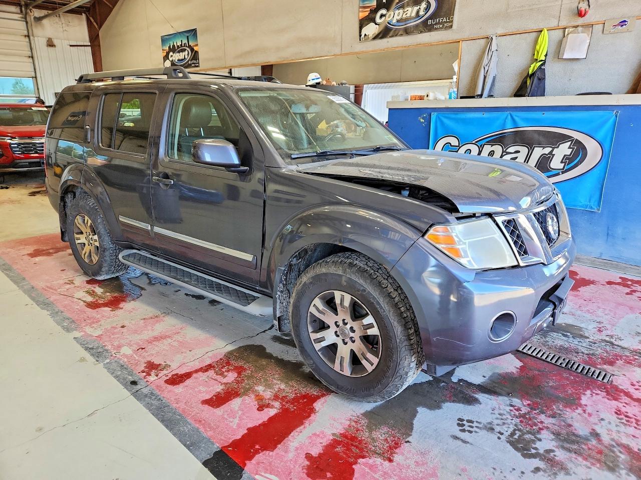 2012 Nissan Pathfinder S Gray vin: 5N1AR1NB0CC634014