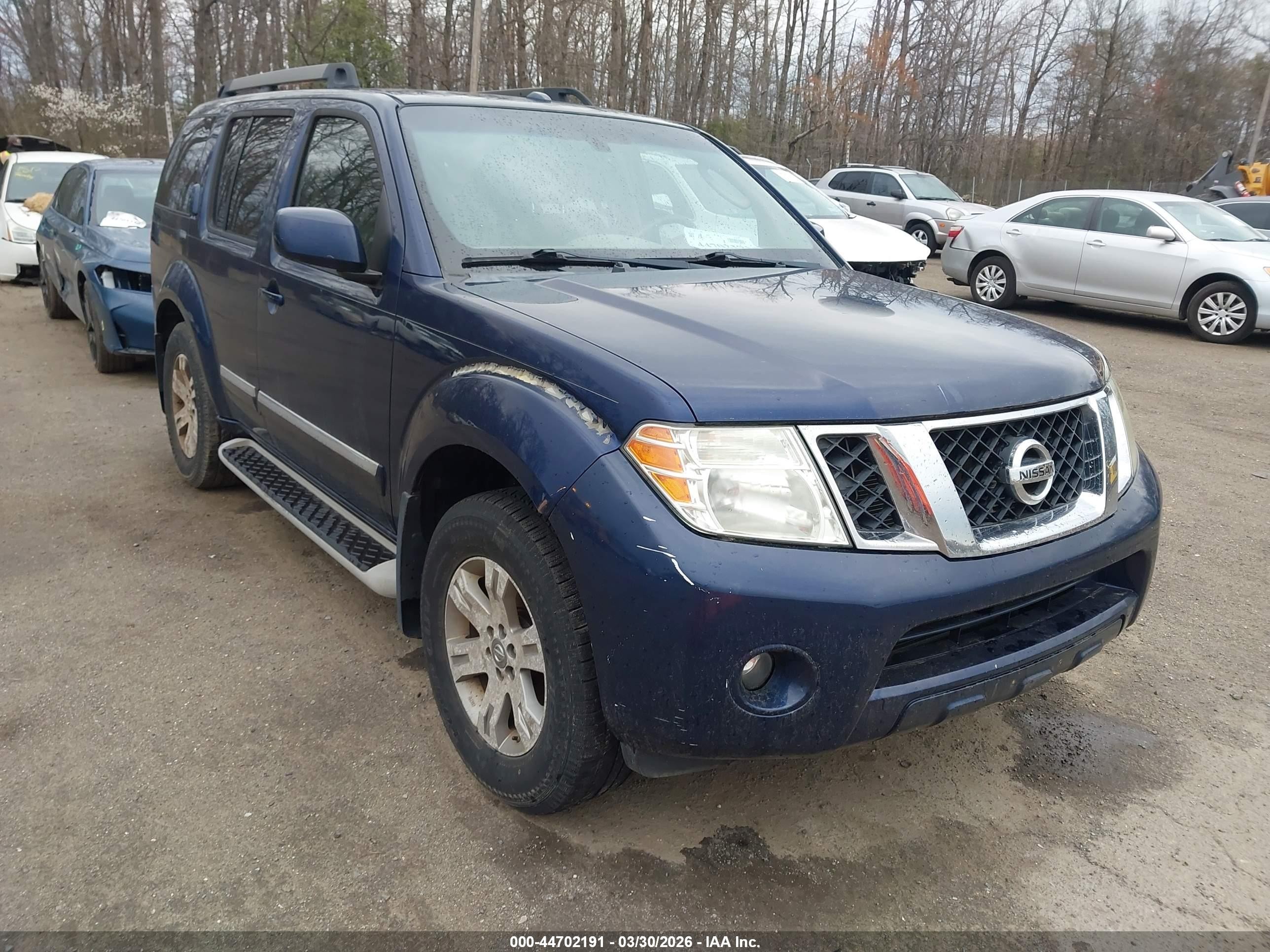 2011 Nissan Pathfinder Silver Blue vin: 5N1AR1NB1BC603515