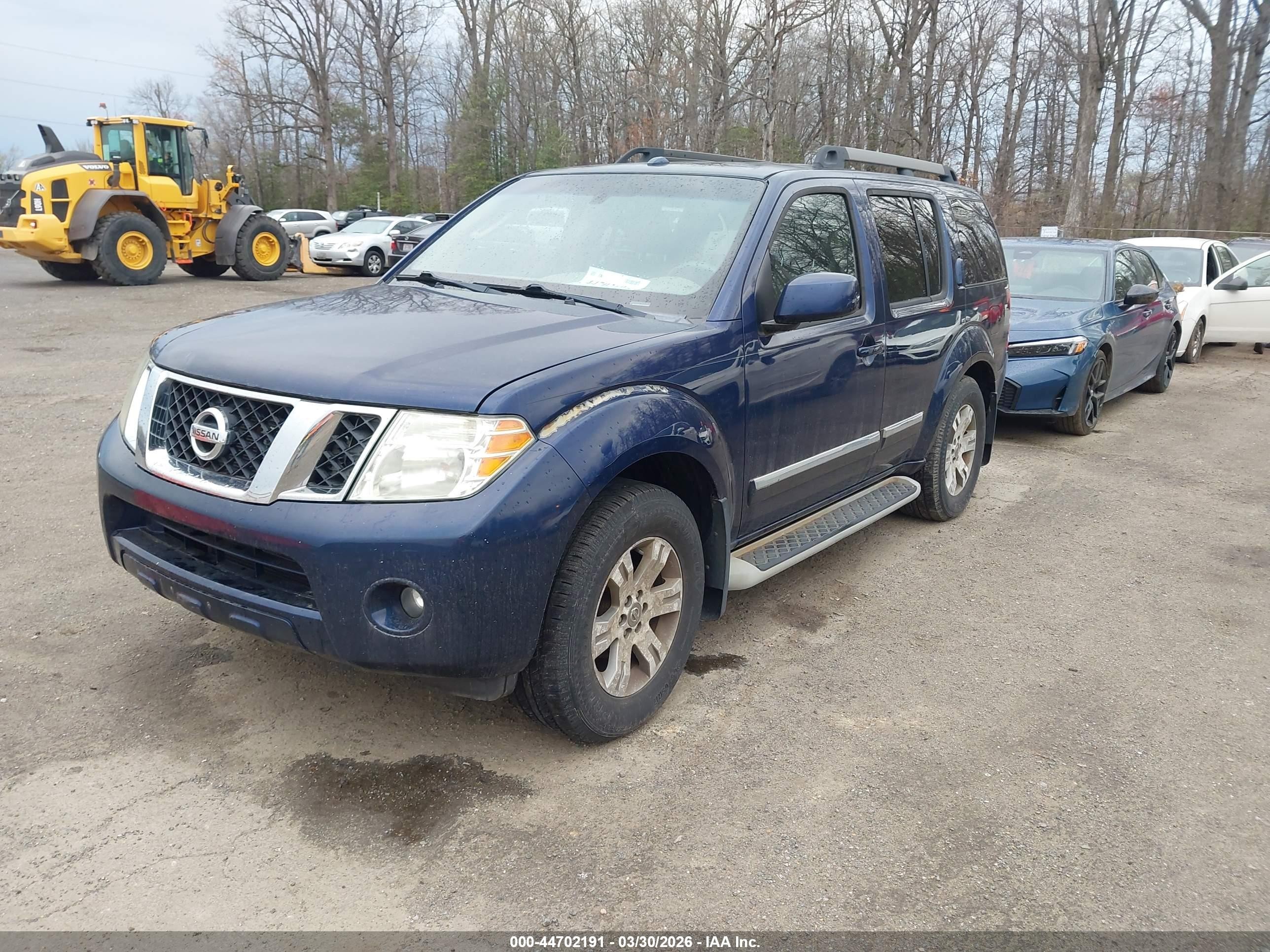 2011 Nissan Pathfinder Silver Синий vin: 5N1AR1NB1BC603515