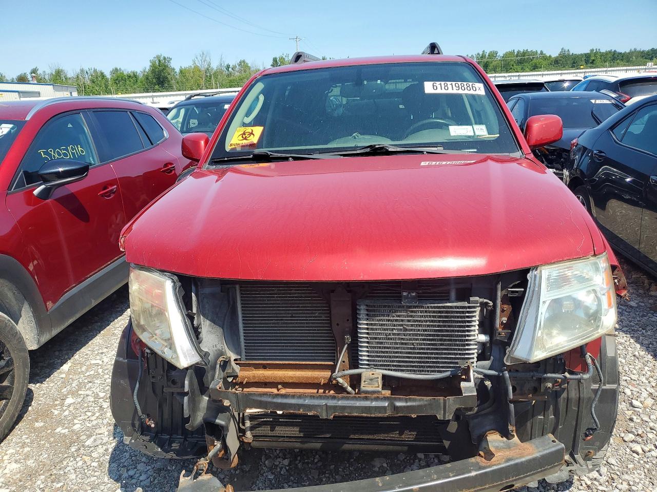 2011 Nissan Pathfinder S Red vin: 5N1AR1NB1BC619018