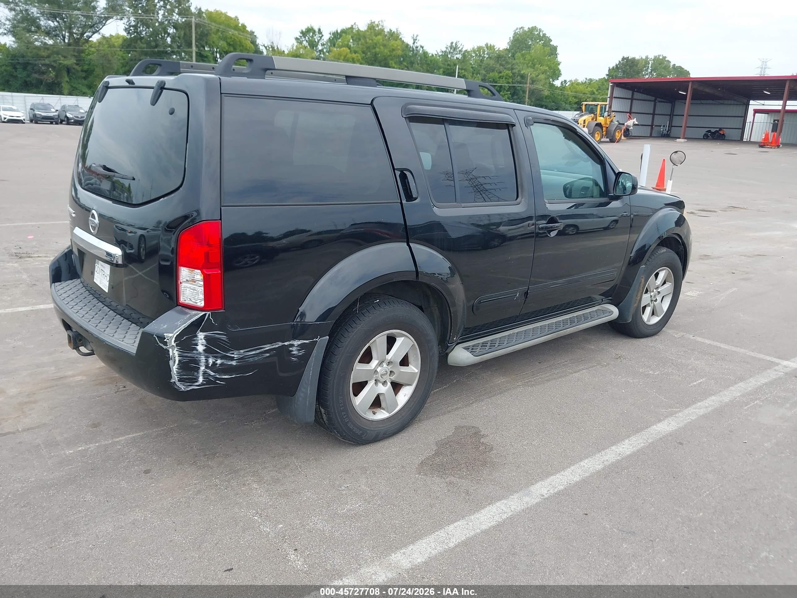 2012 Nissan Pathfinder Sv Black vin: 5N1AR1NB1CC601040
