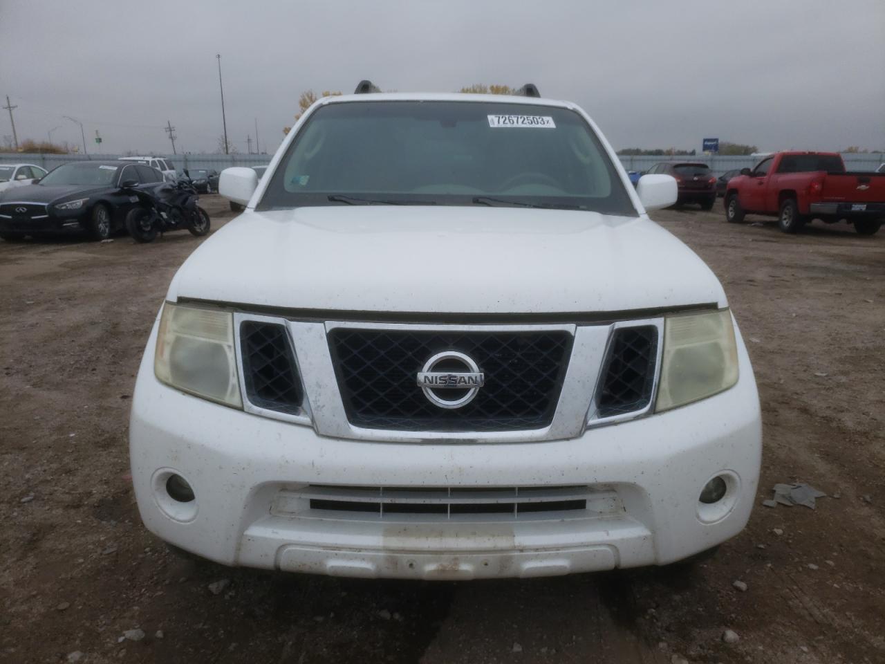 2012 Nissan Pathfinder S White vin: 5N1AR1NB1CC605184