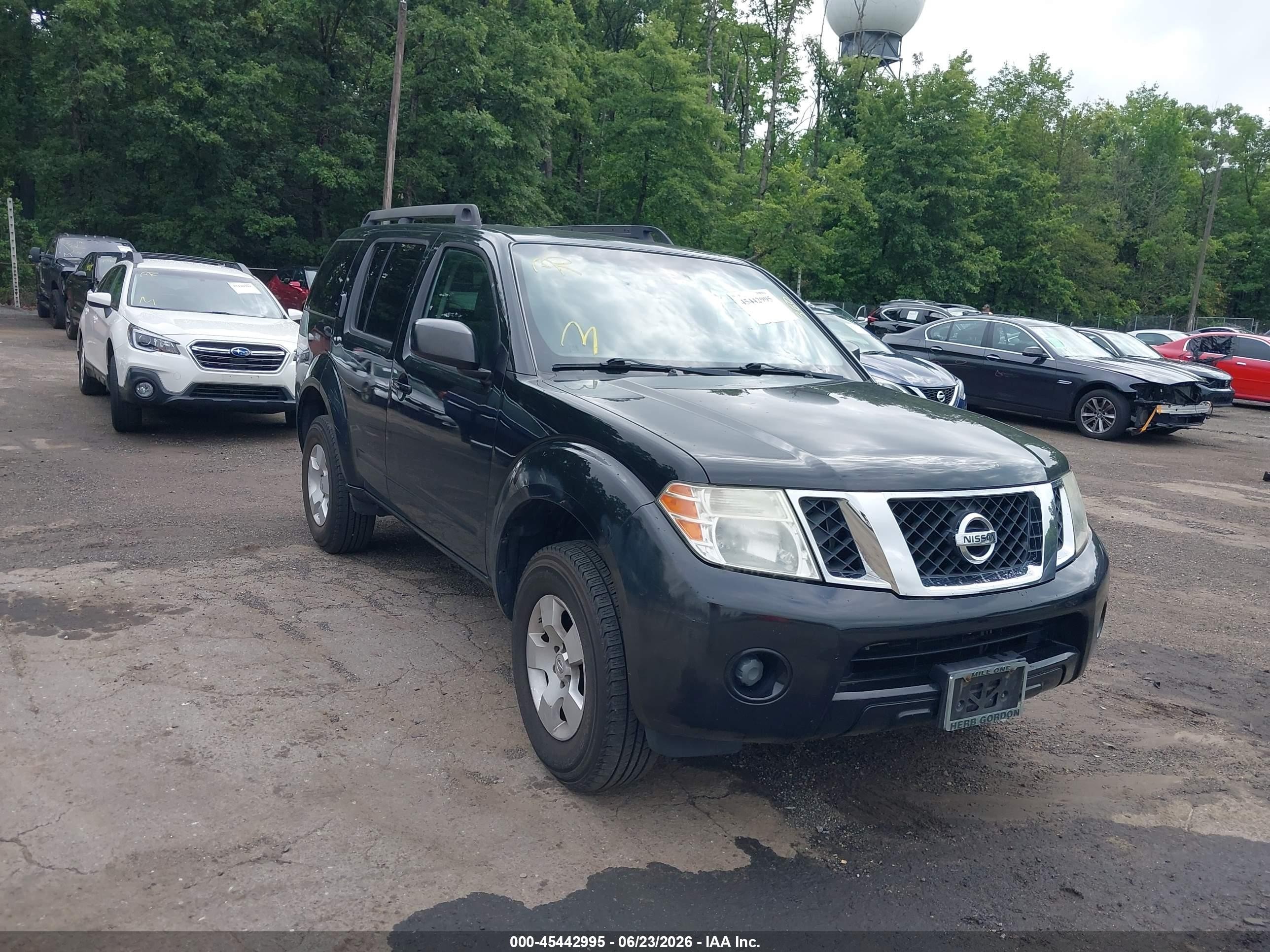 2012 Nissan Pathfinder S Black vin: 5N1AR1NB1CC628688