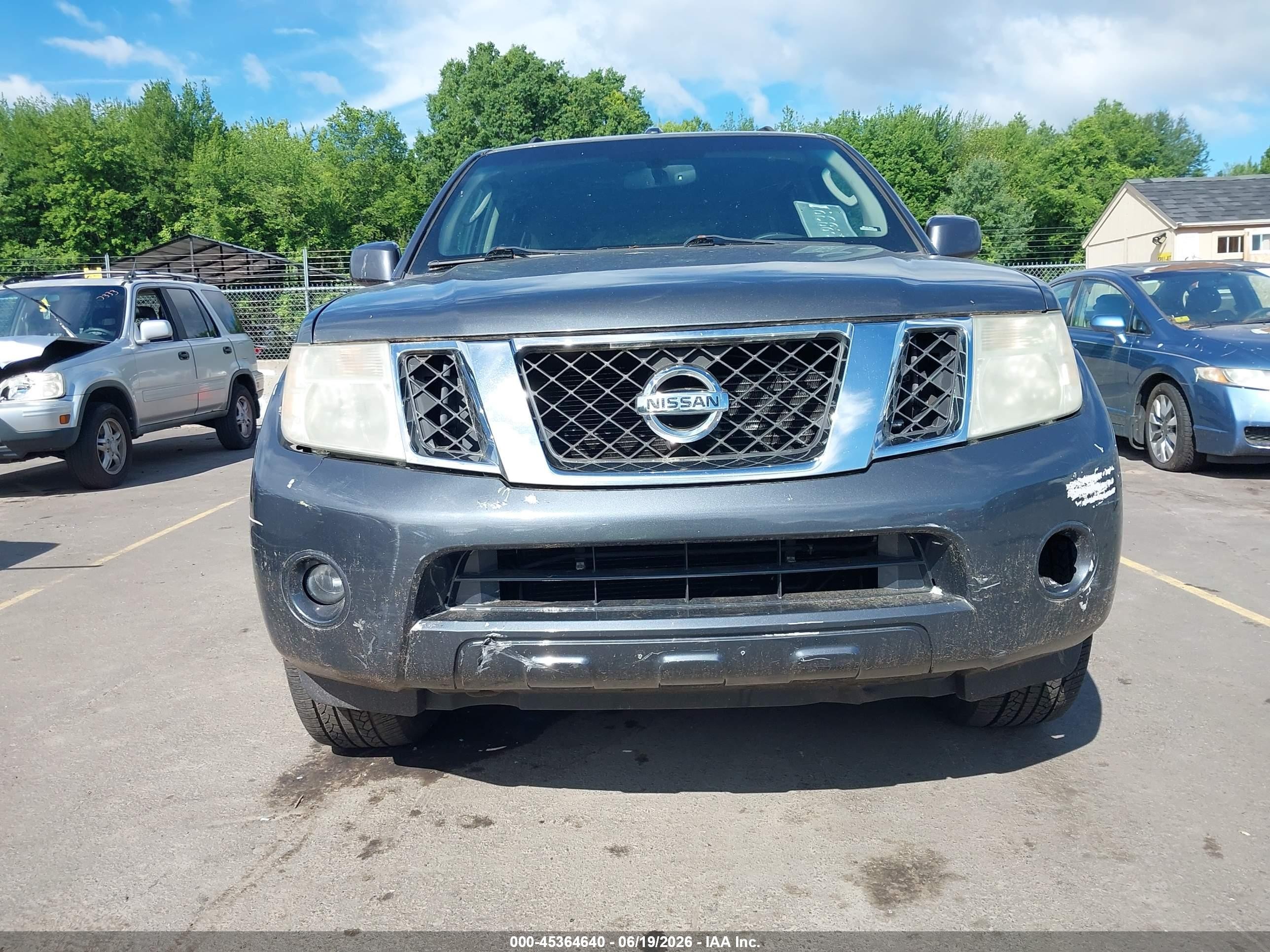 2010 Nissan Pathfinder Se Gray vin: 5N1AR1NB2AC606034