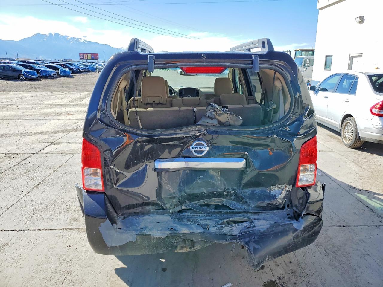 2012 Nissan Pathfinder S Black vin: 5N1AR1NB2CC600334