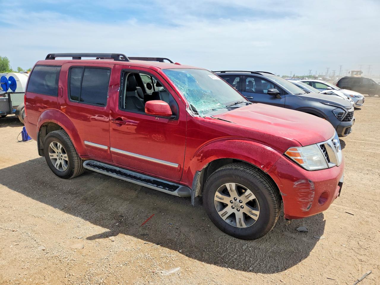 2012 Nissan Pathfinder S Red vin: 5N1AR1NB2CC608286