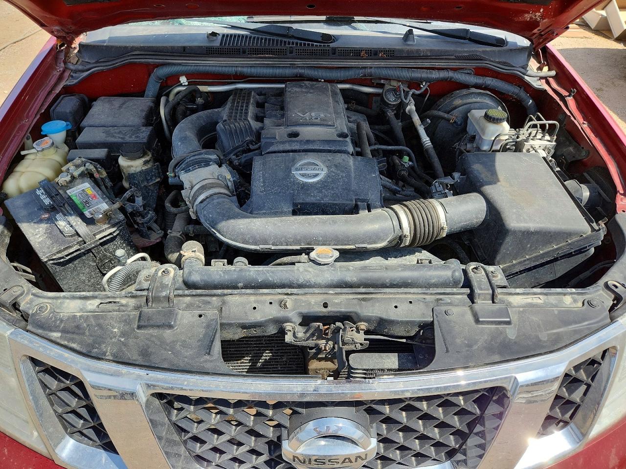 2012 Nissan Pathfinder S Red vin: 5N1AR1NB2CC608286