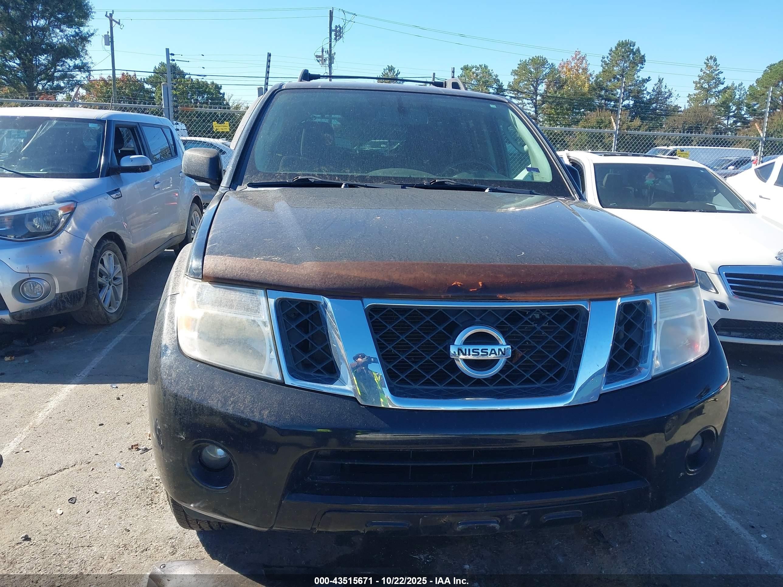 2012 Nissan Pathfinder Sv Черный vin: 5N1AR1NB2CC617036