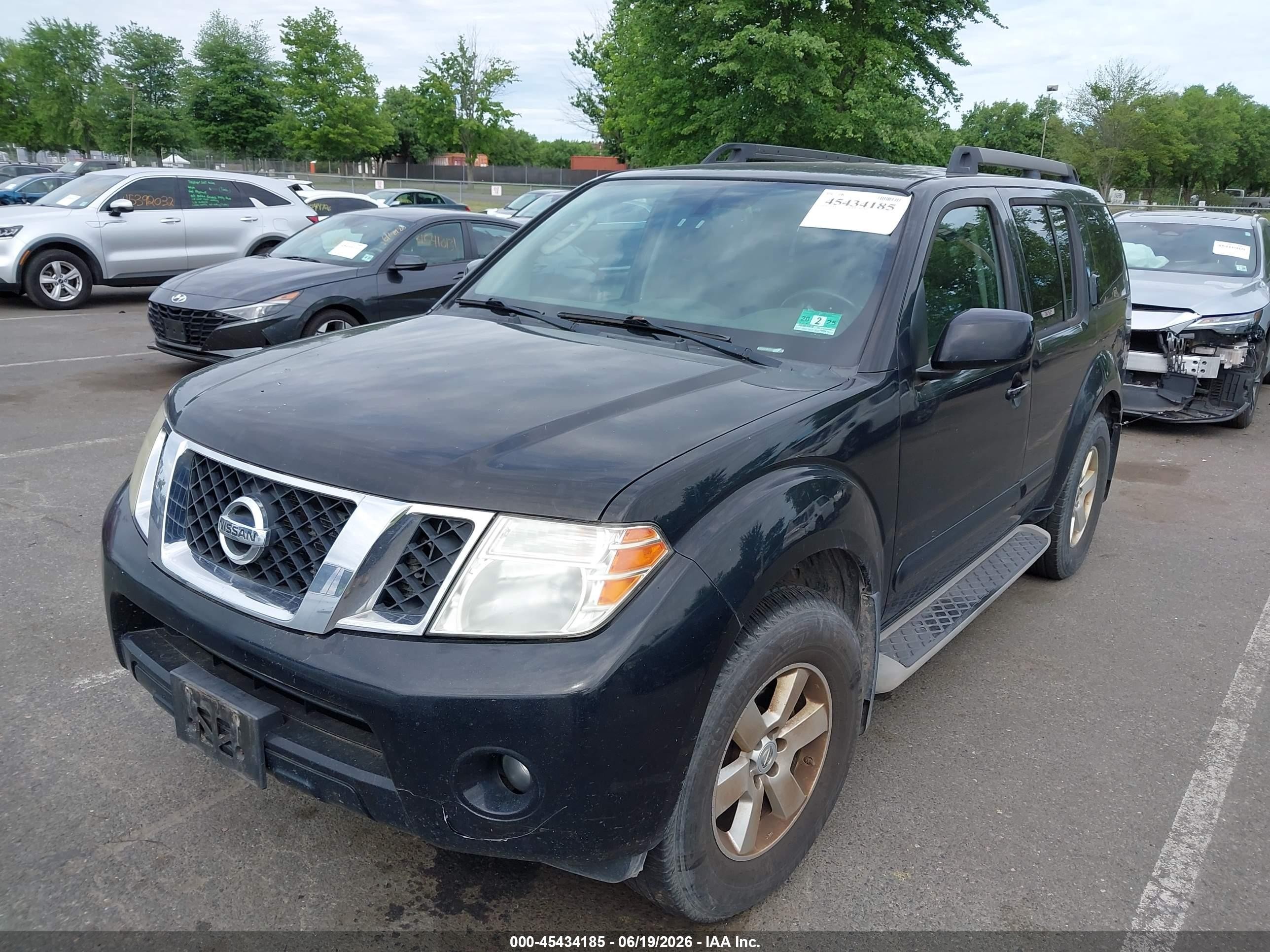2012 Nissan Pathfinder Sv Black vin: 5N1AR1NB2CC619322