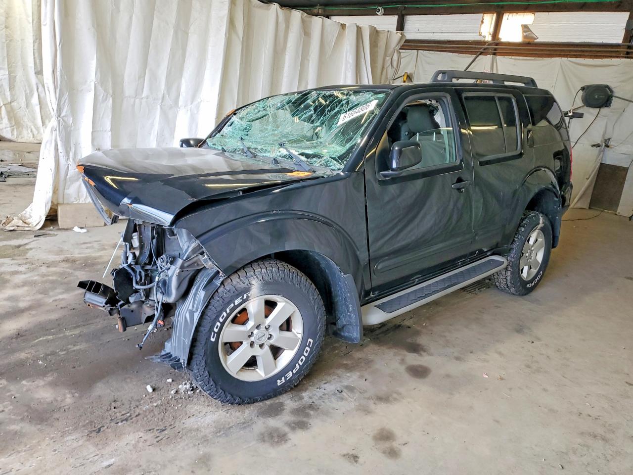 2012 Nissan Pathfinder S Black vin: 5N1AR1NB2CC624150