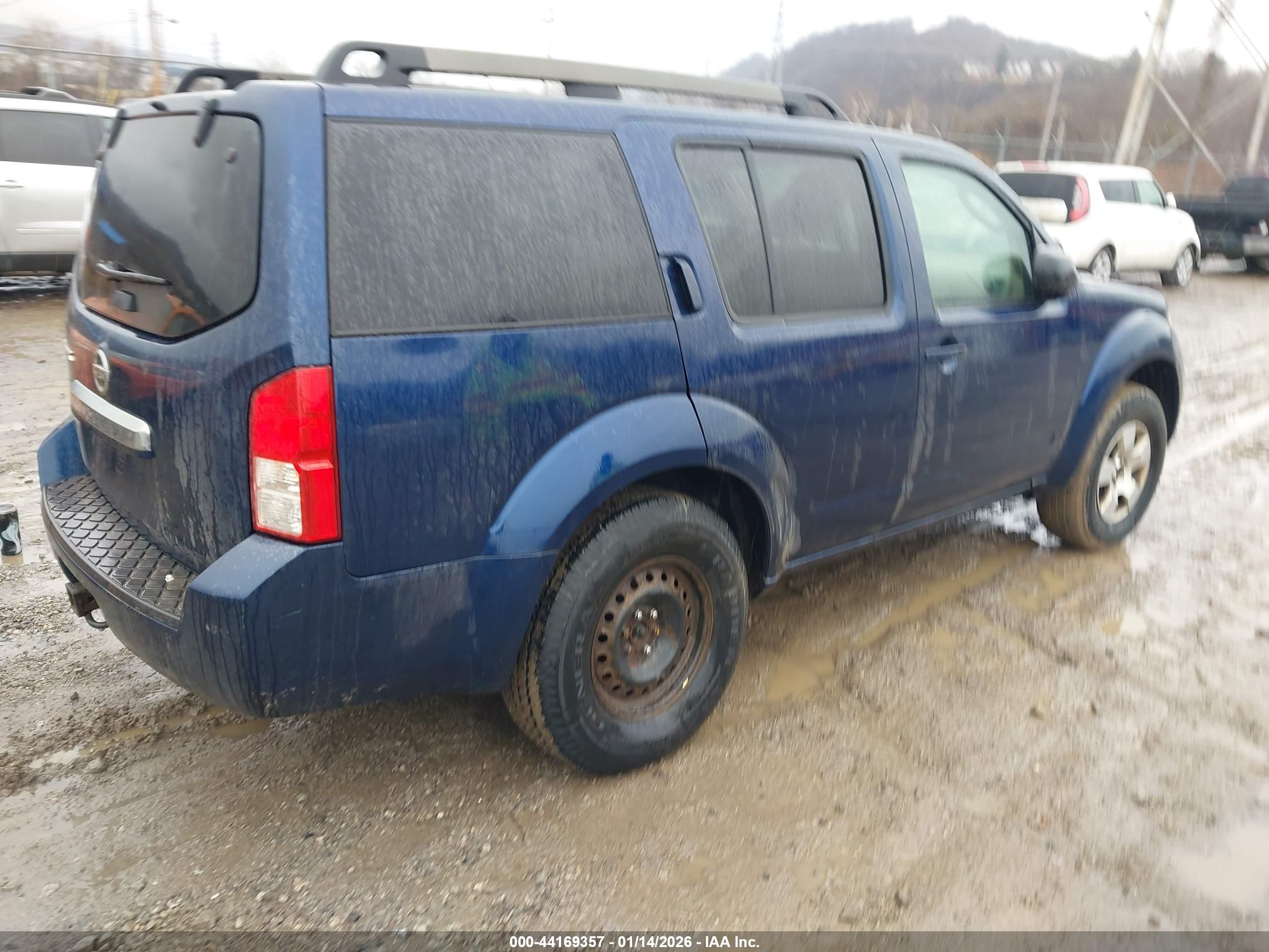 2012 Nissan Pathfinder S Синий vin: 5N1AR1NB2CC640428