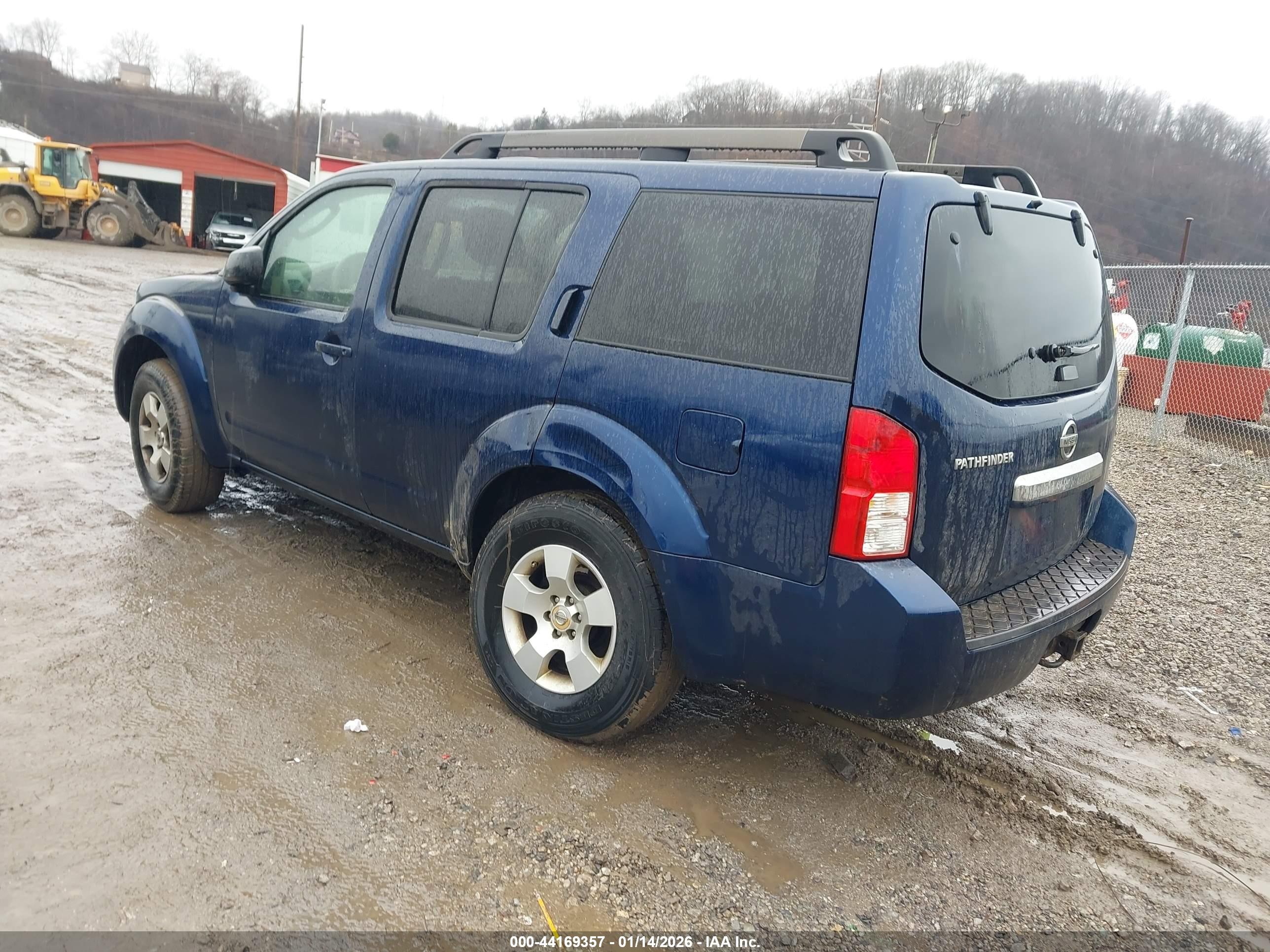2012 Nissan Pathfinder S Синий vin: 5N1AR1NB2CC640428