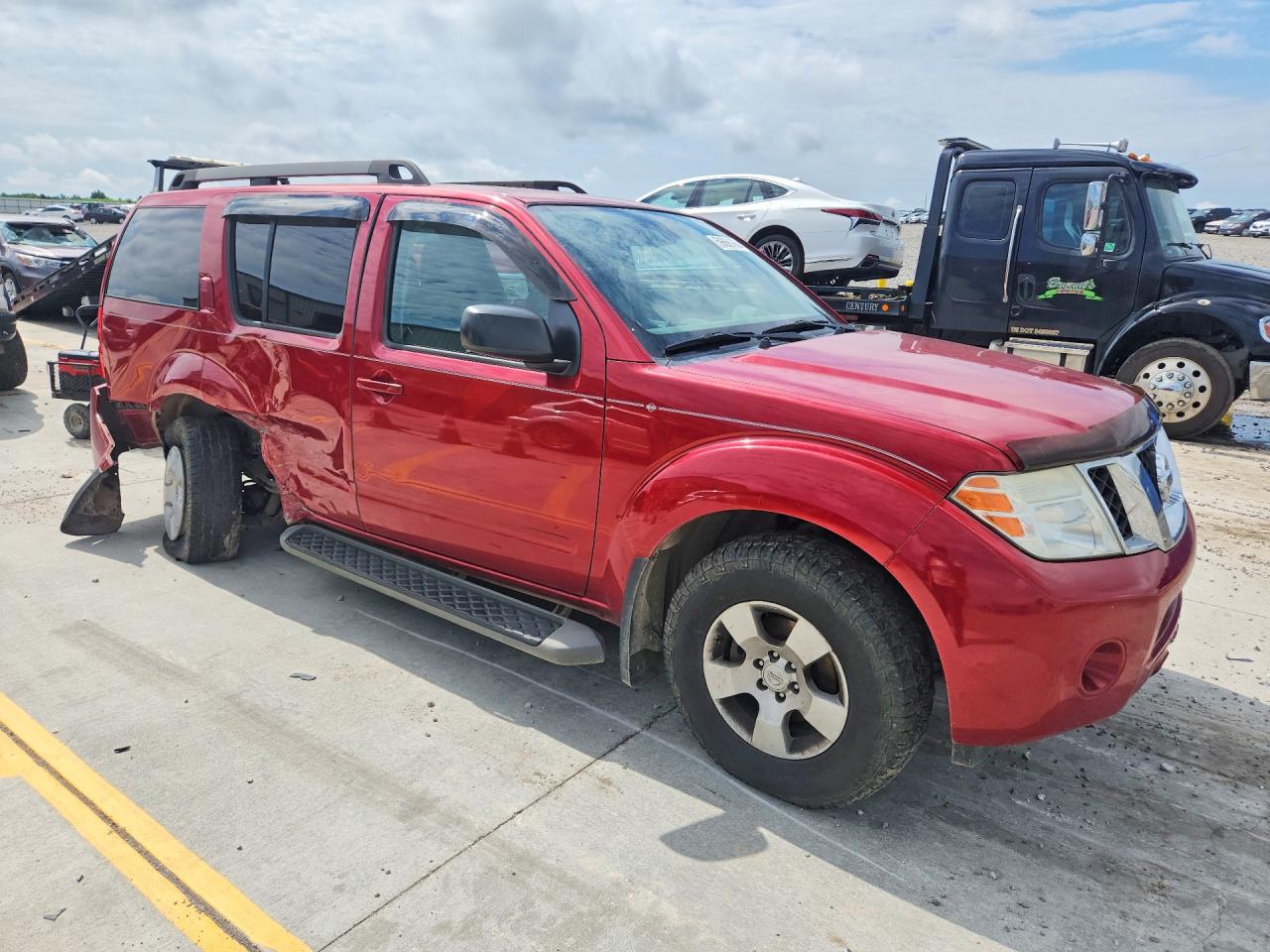 2012 Nissan Pathfinder S Red vin: 5N1AR1NB3CC609320