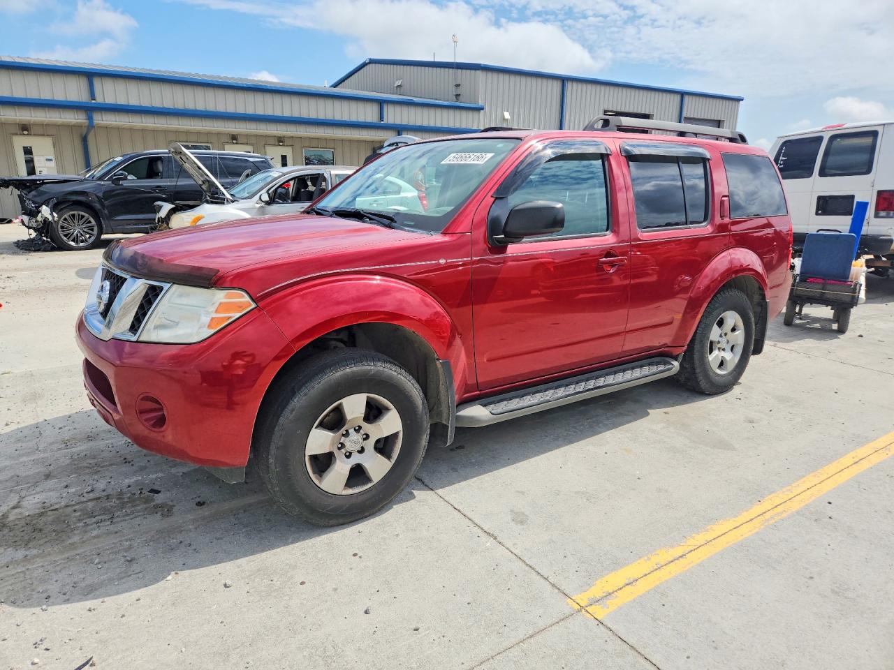 2012 Nissan Pathfinder S Red vin: 5N1AR1NB3CC609320