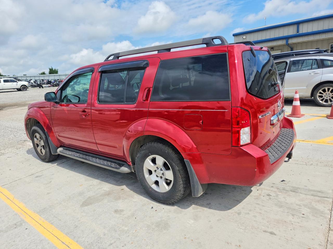 2012 Nissan Pathfinder S Red vin: 5N1AR1NB3CC609320