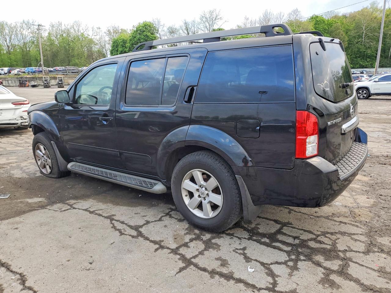 2012 Nissan Pathfinder S Black vin: 5N1AR1NB3CC622732