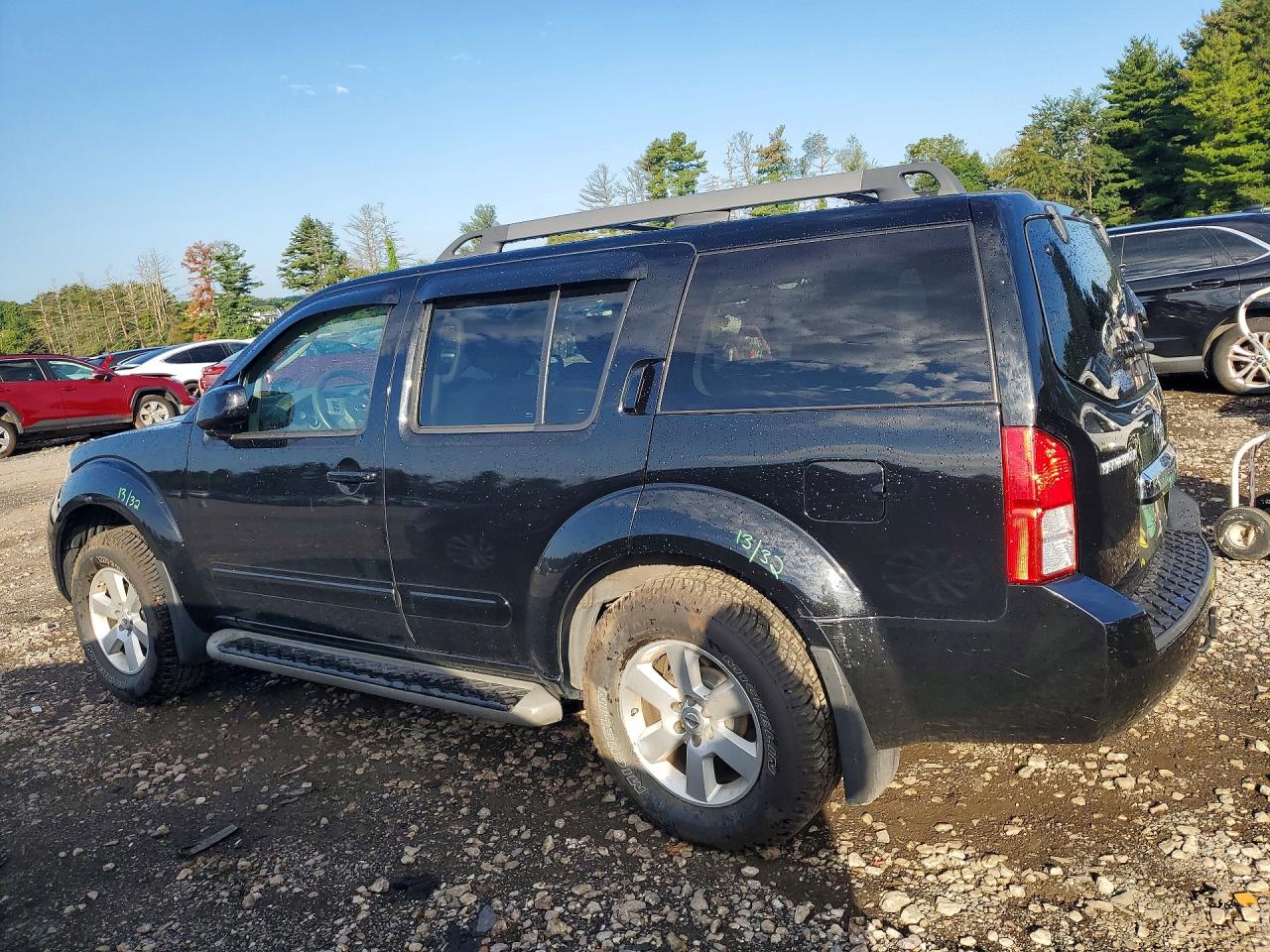 2012 Nissan Pathfinder S Black vin: 5N1AR1NB3CC625291