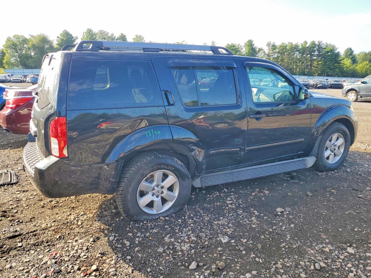 2012 Nissan Pathfinder S Black vin: 5N1AR1NB3CC625291