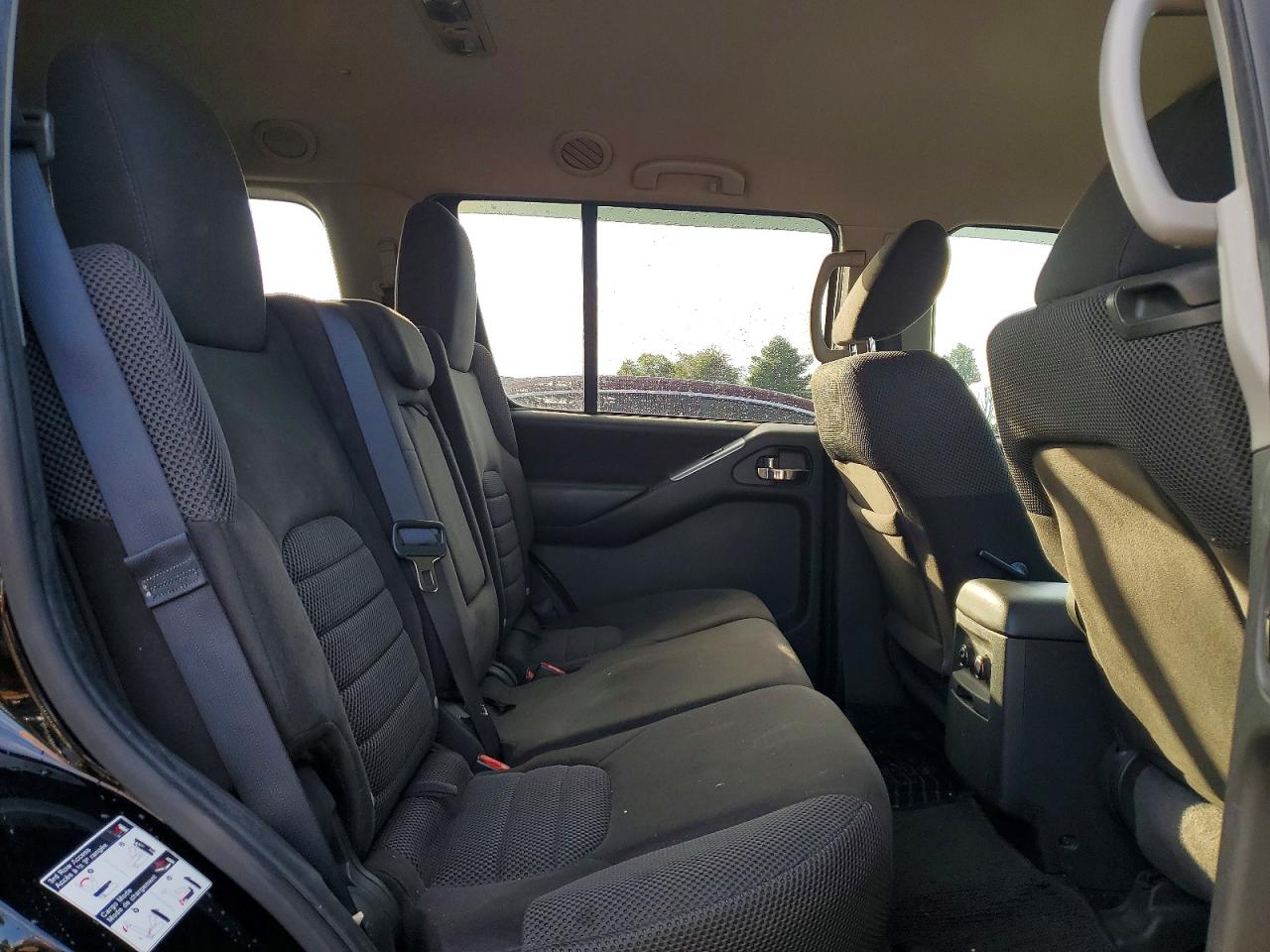 2012 Nissan Pathfinder S Black vin: 5N1AR1NB3CC625291