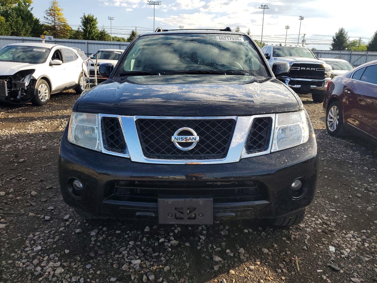 2012 Nissan Pathfinder S Black vin: 5N1AR1NB3CC625291