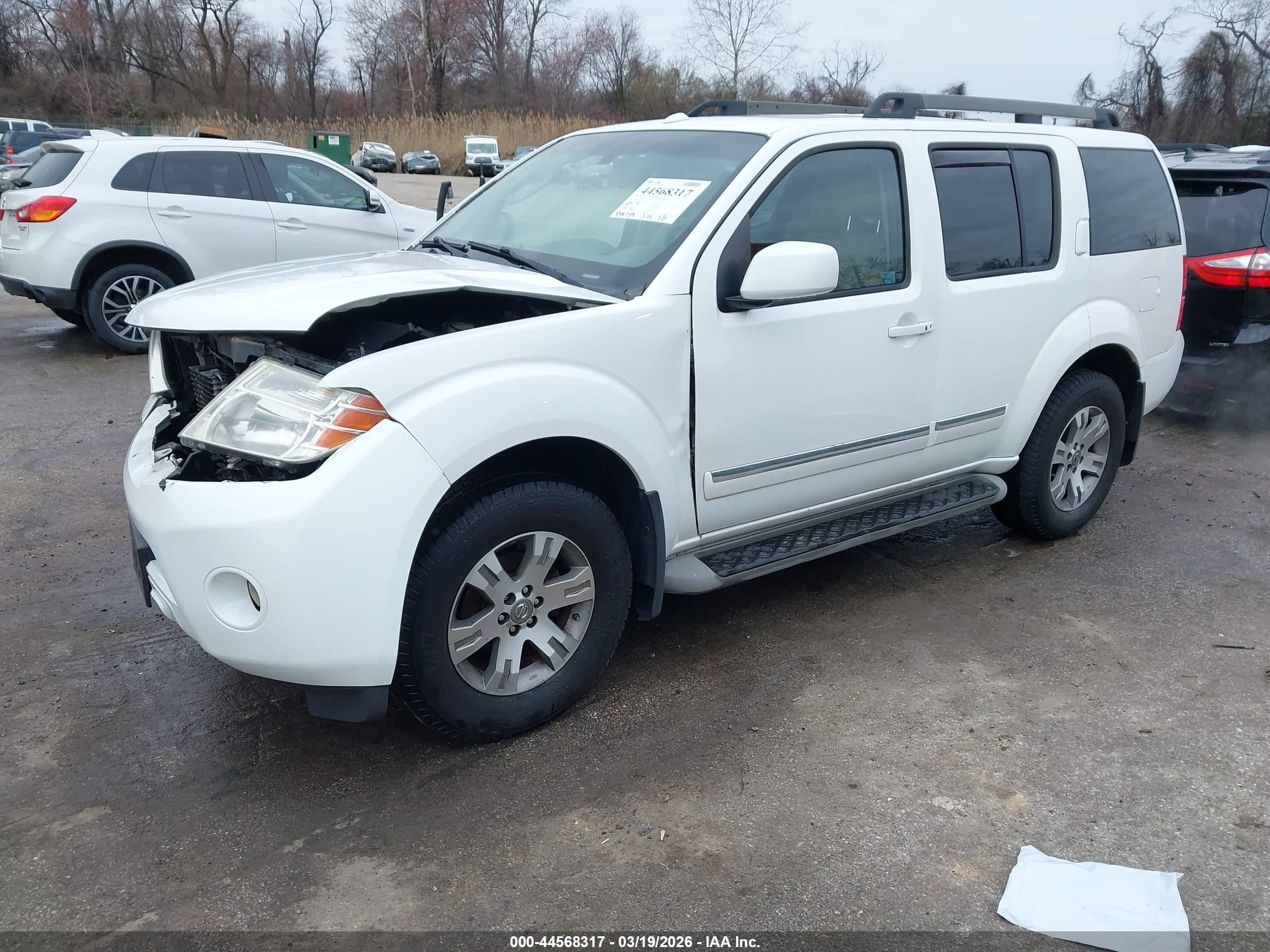 2012 Nissan Pathfinder Silver White vin: 5N1AR1NB3CC626991