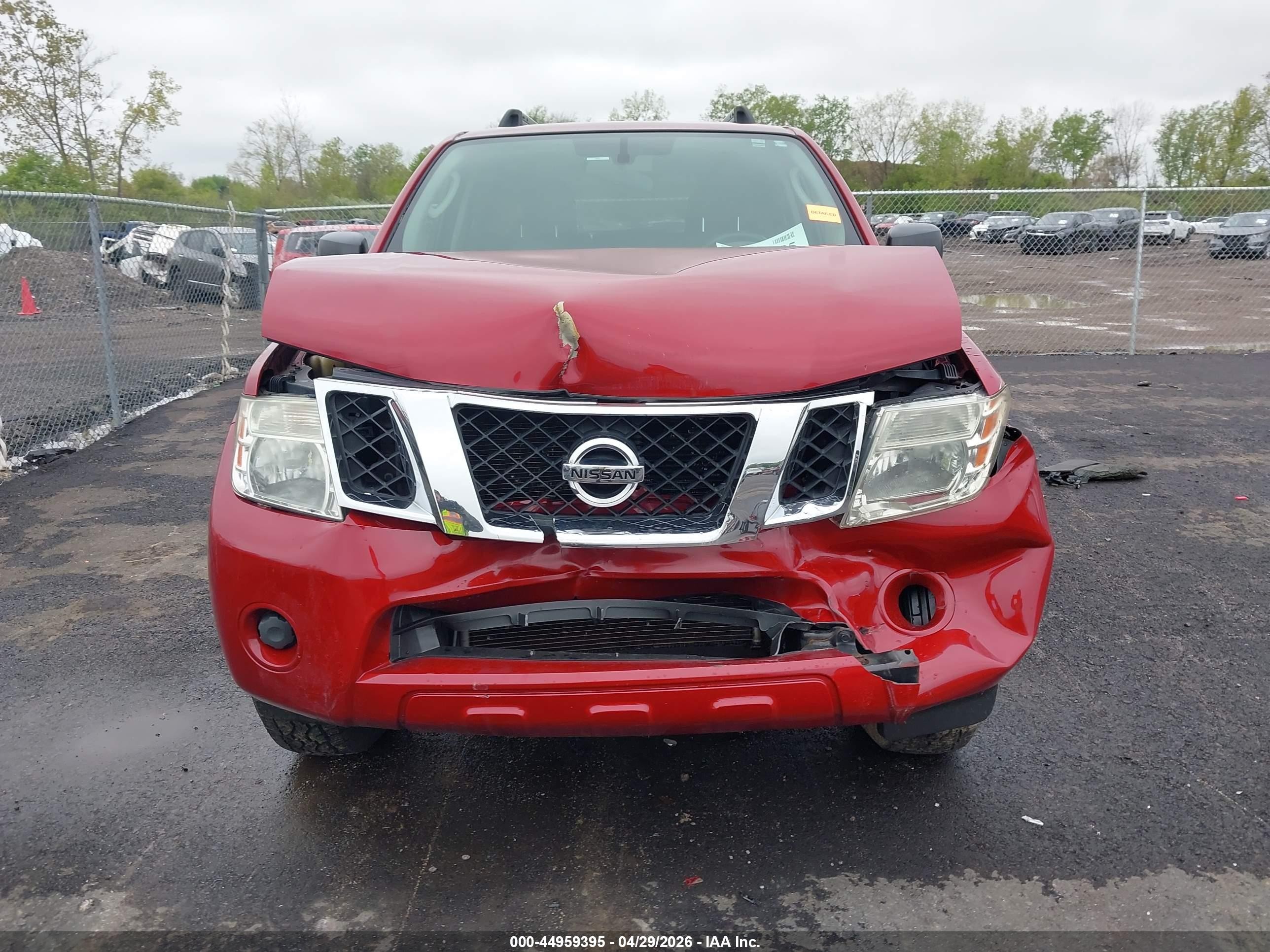 2012 Nissan Pathfinder S Красный vin: 5N1AR1NB3CC628854