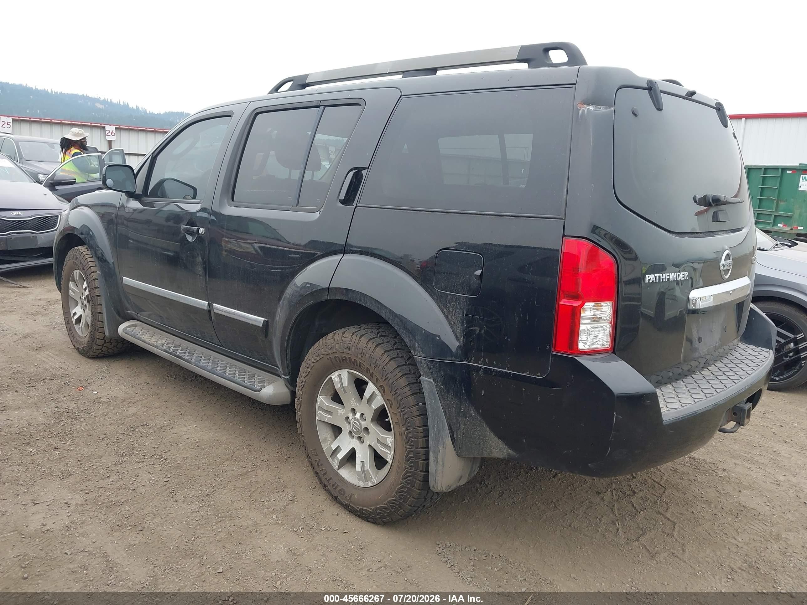 2011 Nissan Pathfinder Silver Black vin: 5N1AR1NB4BC605243