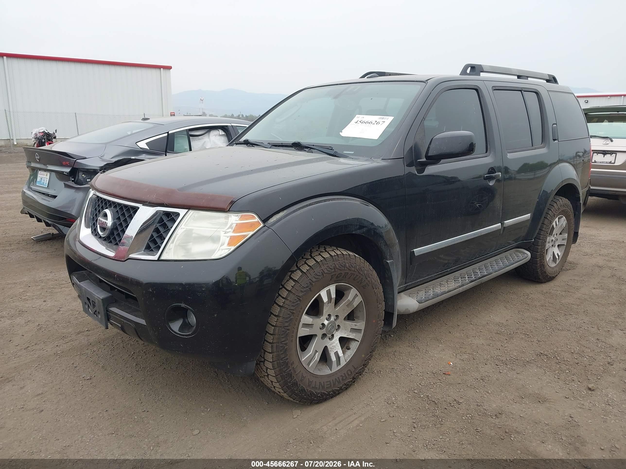 2011 Nissan Pathfinder Silver Black vin: 5N1AR1NB4BC605243