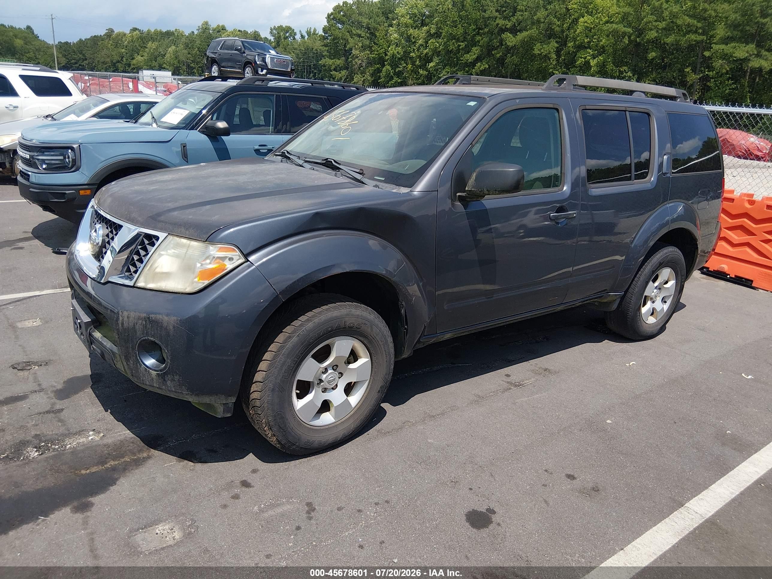 2011 Nissan Pathfinder S Gray vin: 5N1AR1NB4BC622642