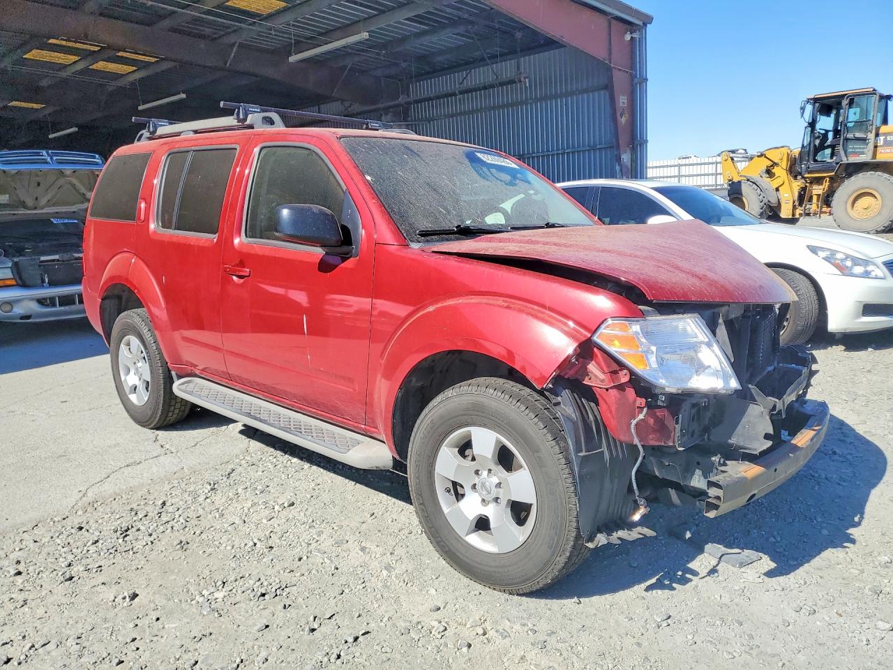 2012 Nissan Pathfinder S Red vin: 5N1AR1NB4CC606216