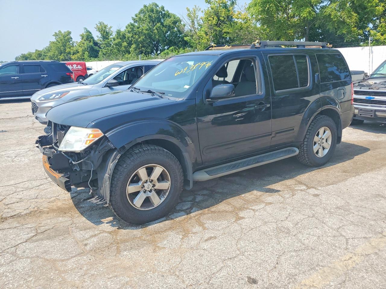 2012 Nissan Pathfinder S Black vin: 5N1AR1NB4CC606409