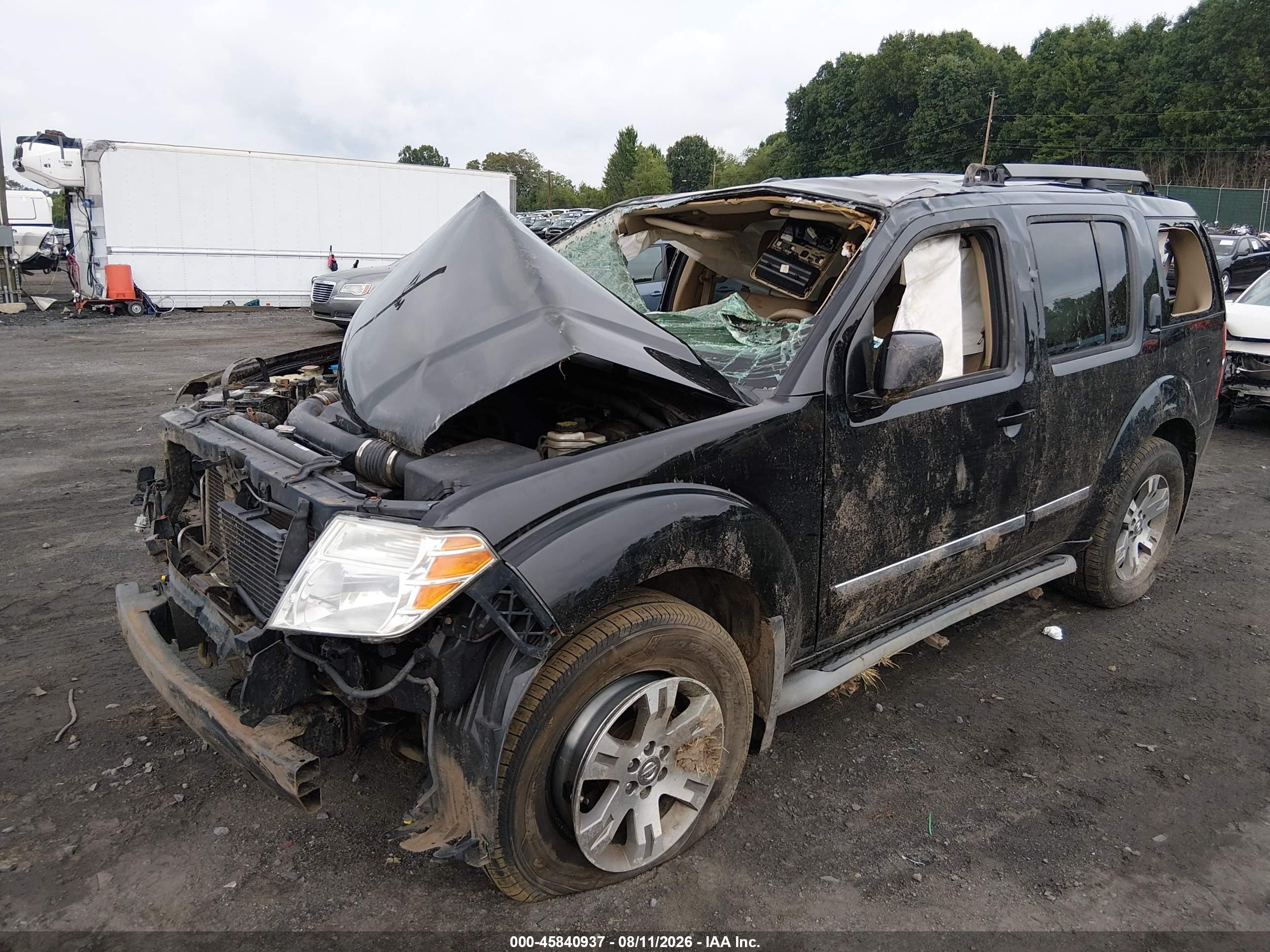 2012 Nissan Pathfinder Silver Black vin: 5N1AR1NB4CC623940