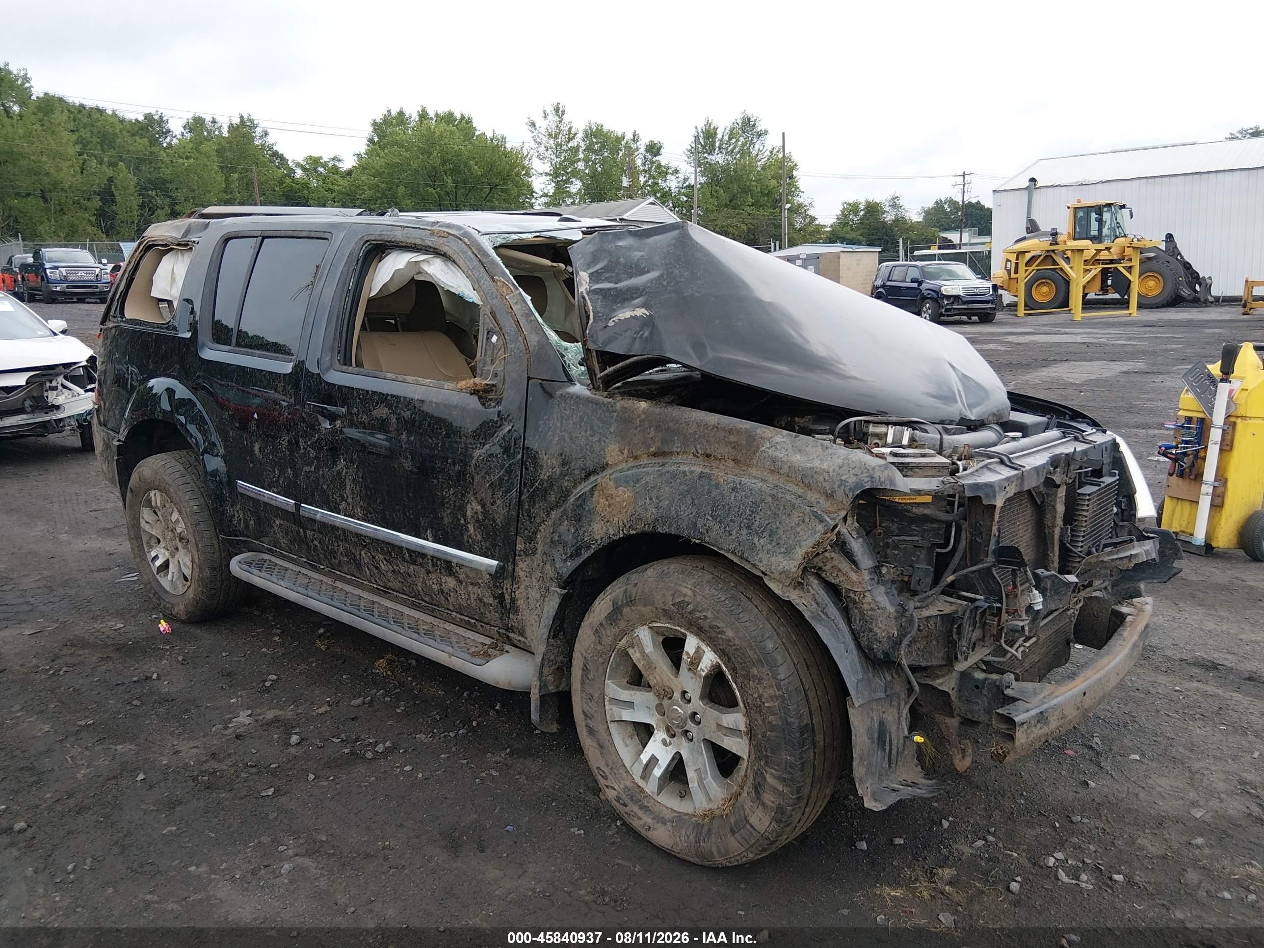 2012 Nissan Pathfinder Silver Black vin: 5N1AR1NB4CC623940