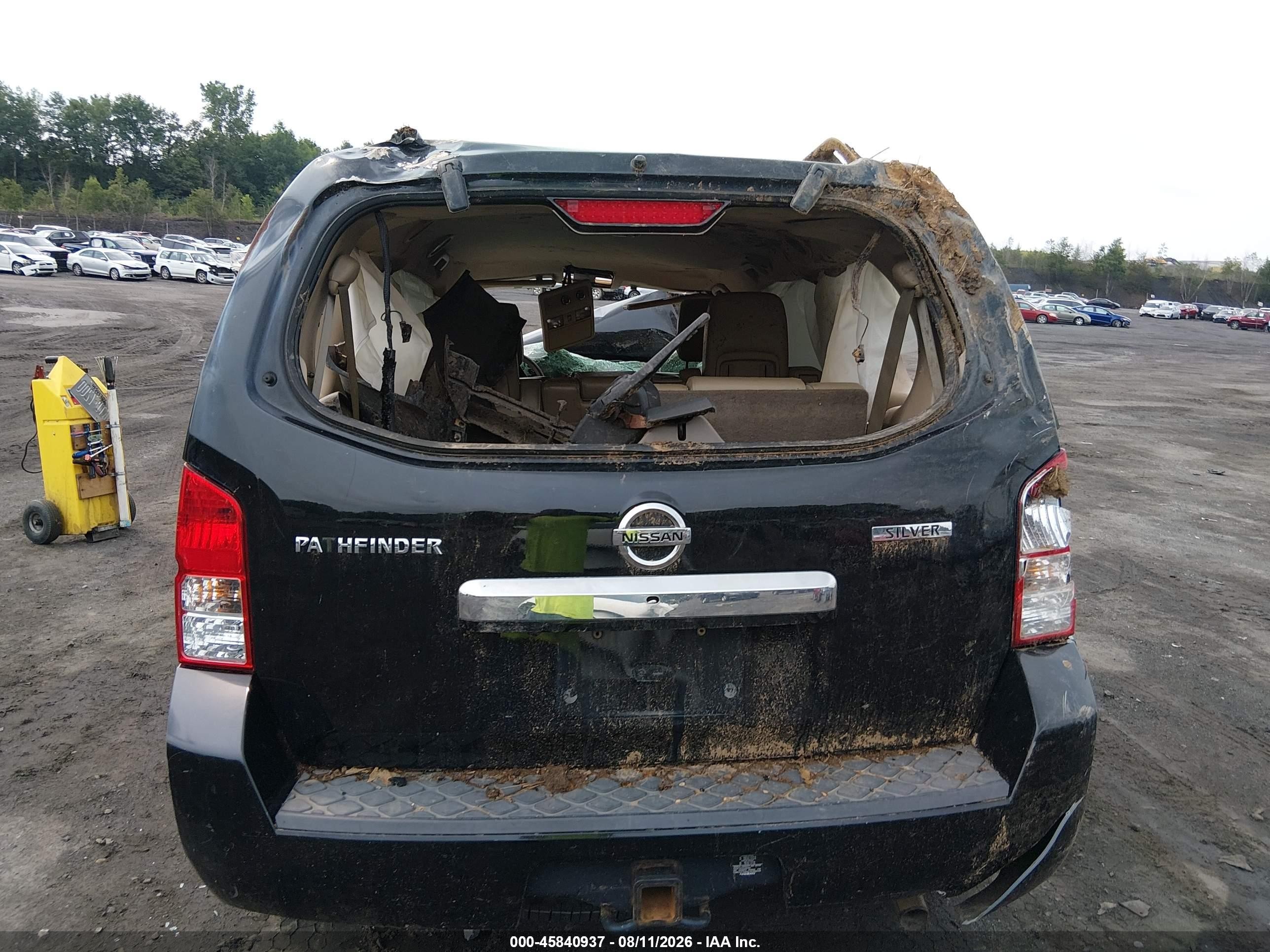 2012 Nissan Pathfinder Silver Black vin: 5N1AR1NB4CC623940