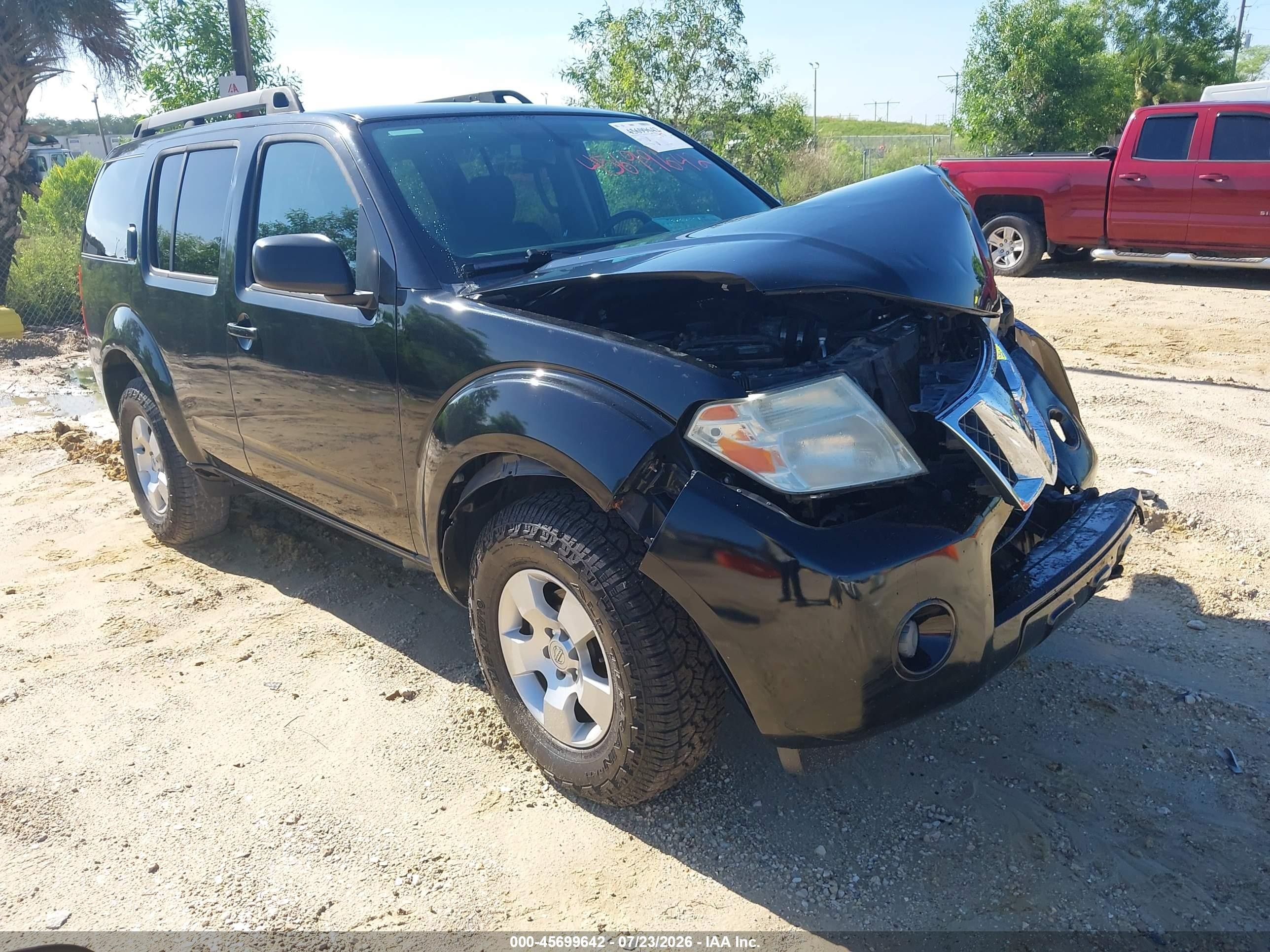 2011 Nissan Pathfinder S Черный vin: 5N1AR1NB5BC609222