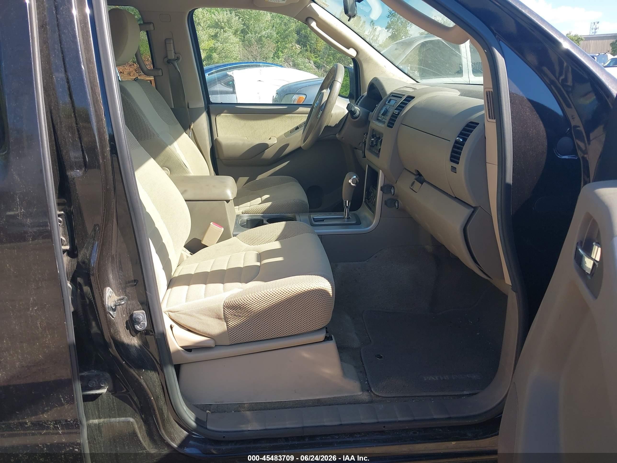 2012 Nissan Pathfinder S Black vin: 5N1AR1NB5CC605799