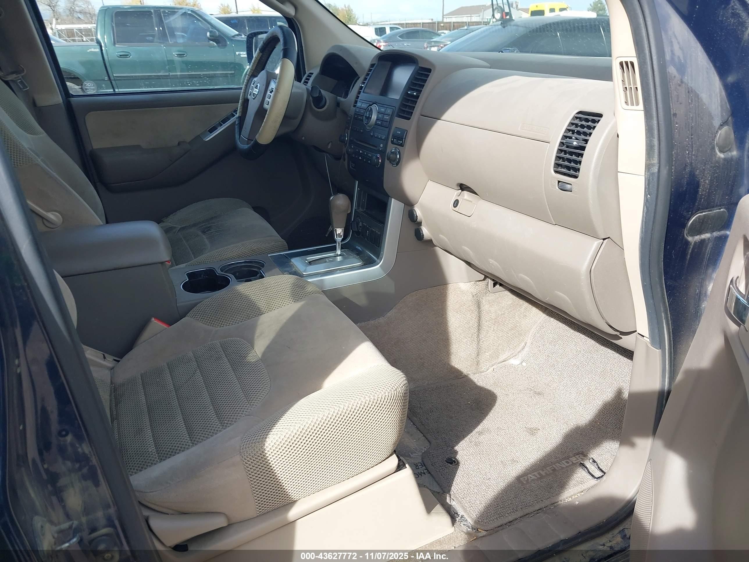 2012 Nissan Pathfinder Sv Dark Blue vin: 5N1AR1NB5CC620173
