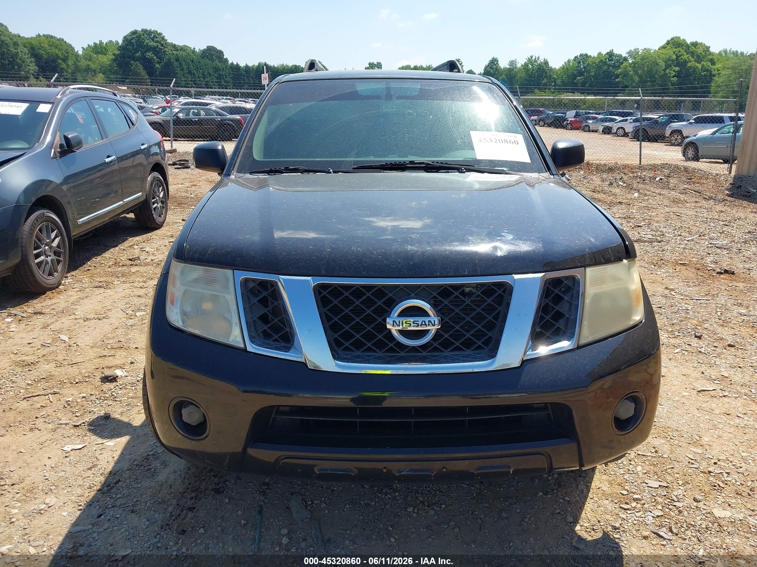 2012 Nissan Pathfinder S Black vin: 5N1AR1NB5CC627205