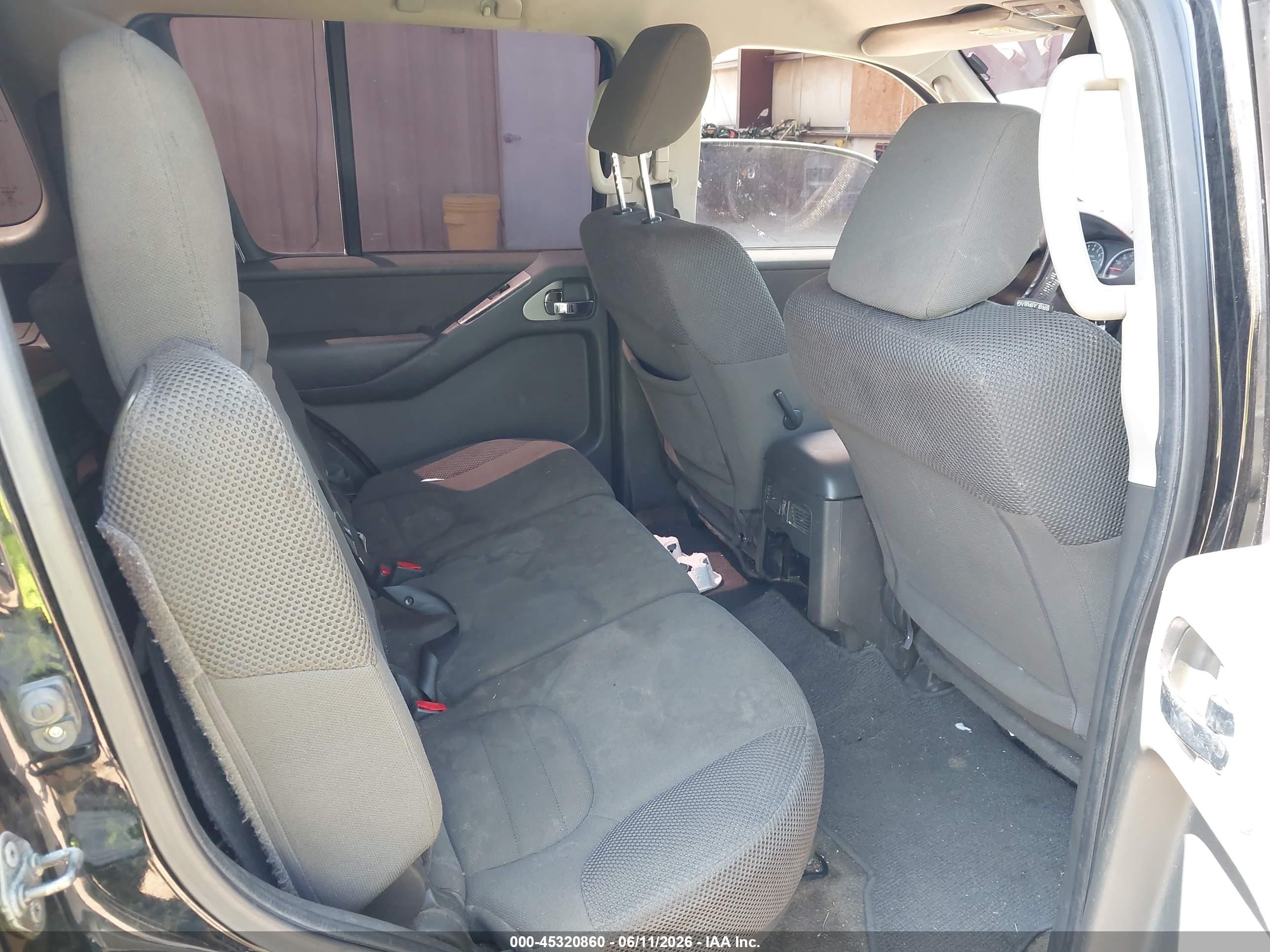 2012 Nissan Pathfinder S Black vin: 5N1AR1NB5CC627205