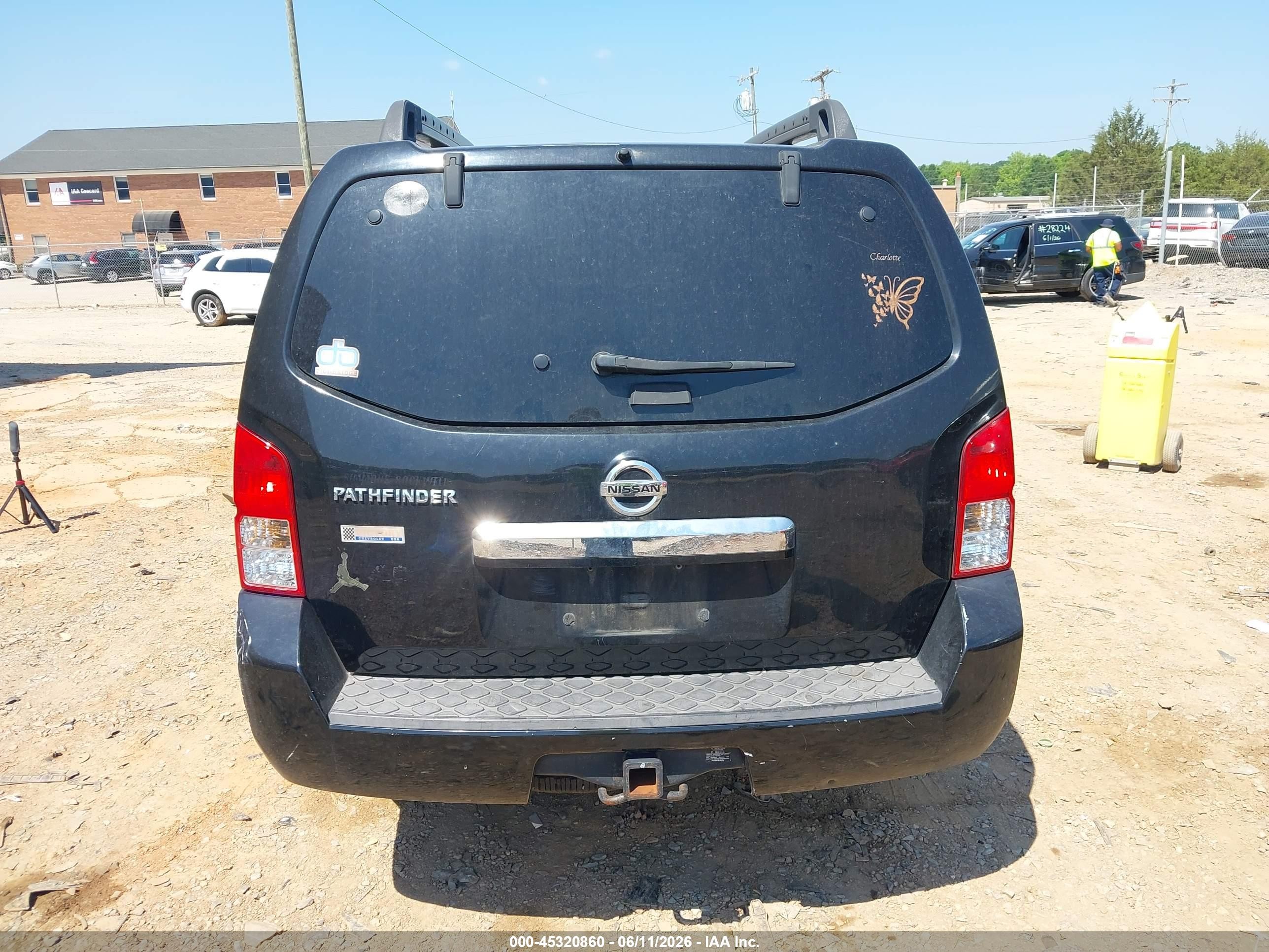 2012 Nissan Pathfinder S Black vin: 5N1AR1NB5CC627205