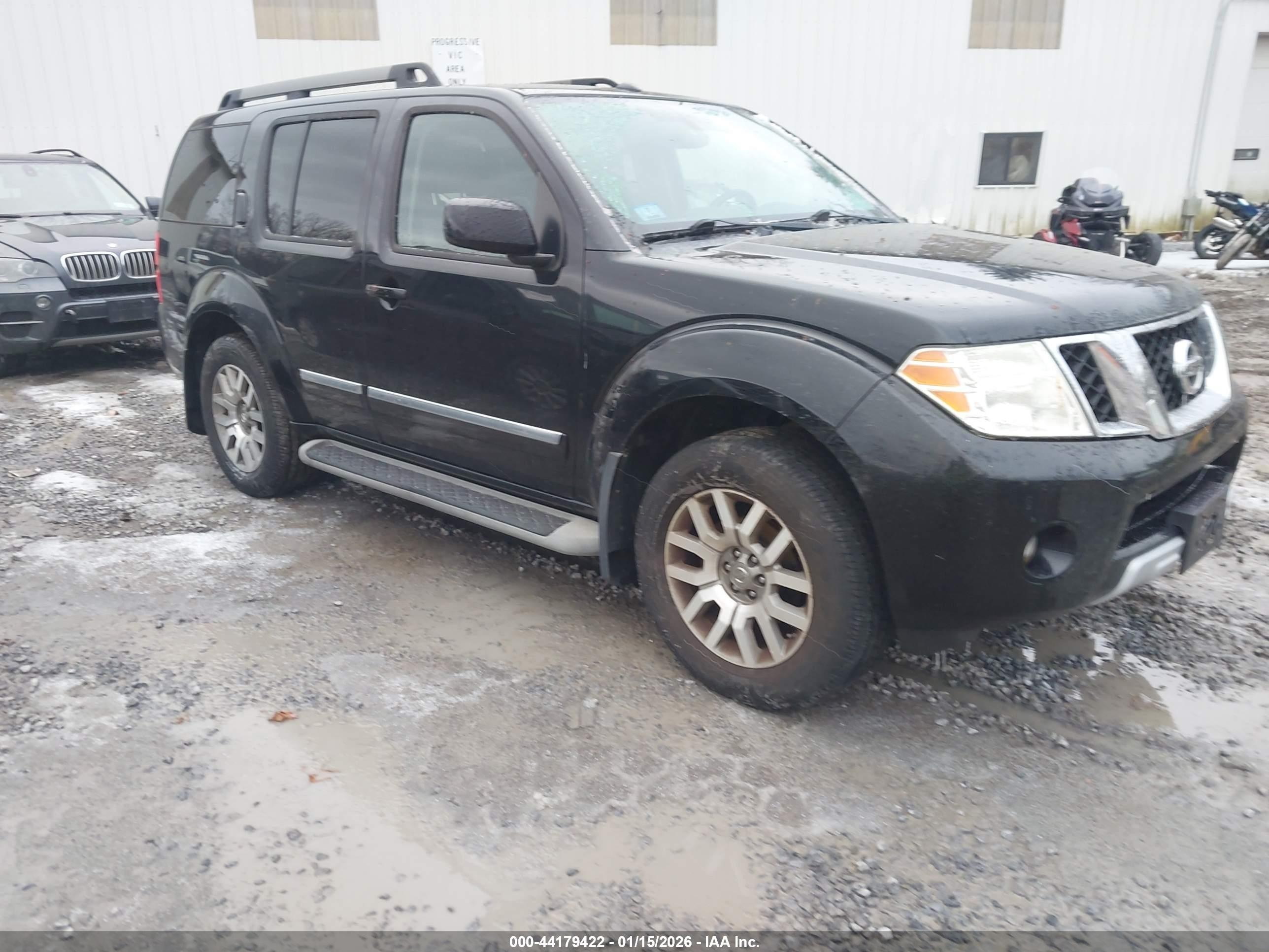 2012 Nissan Pathfinder Le Черный vin: 5N1AR1NB5CC636955