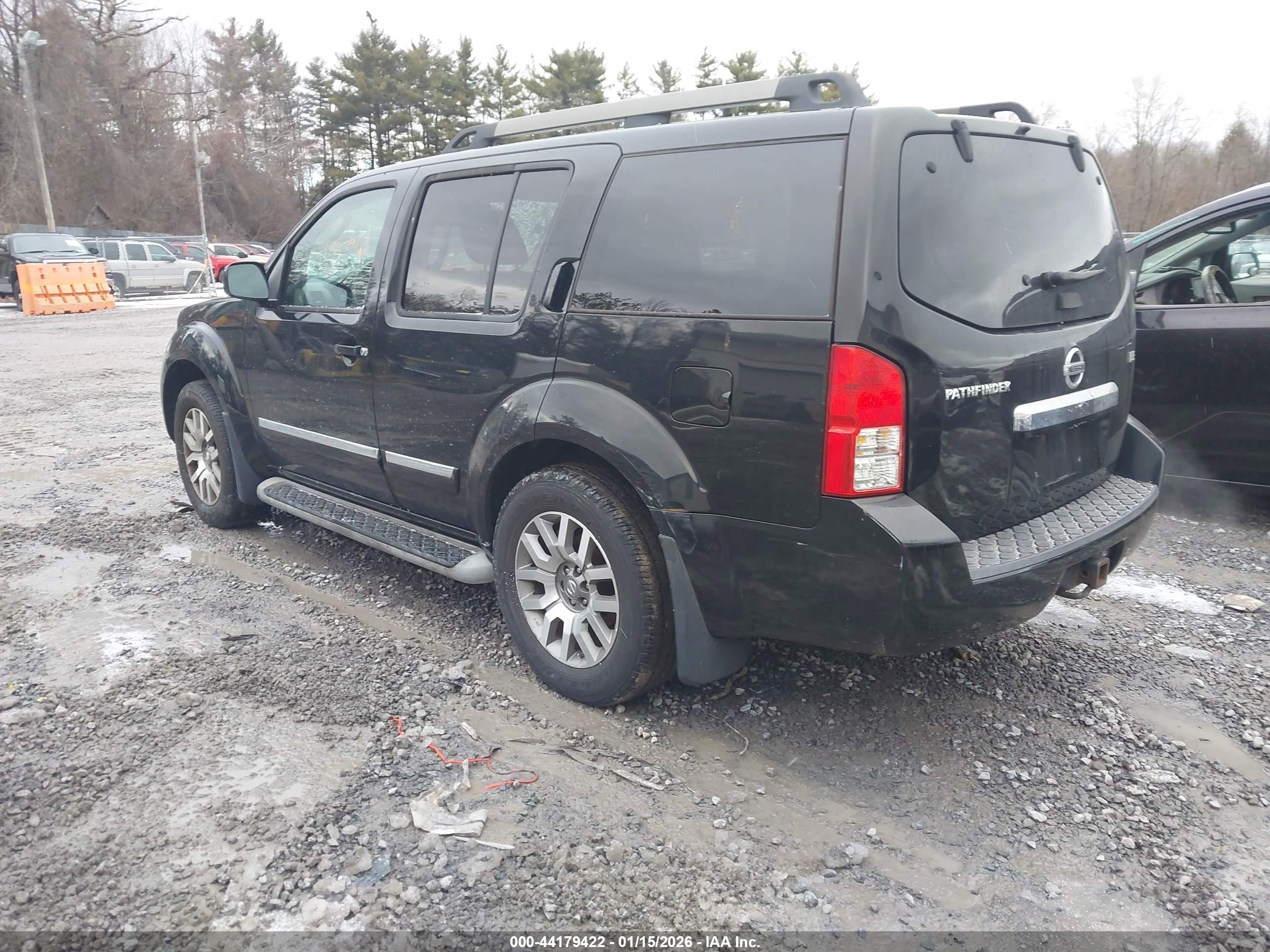 2012 Nissan Pathfinder Le Черный vin: 5N1AR1NB5CC636955