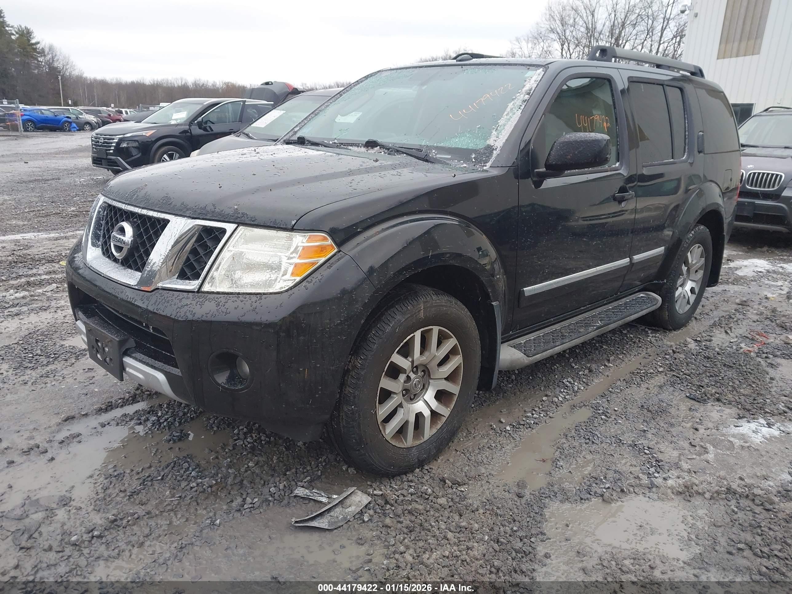 2012 Nissan Pathfinder Le Черный vin: 5N1AR1NB5CC636955